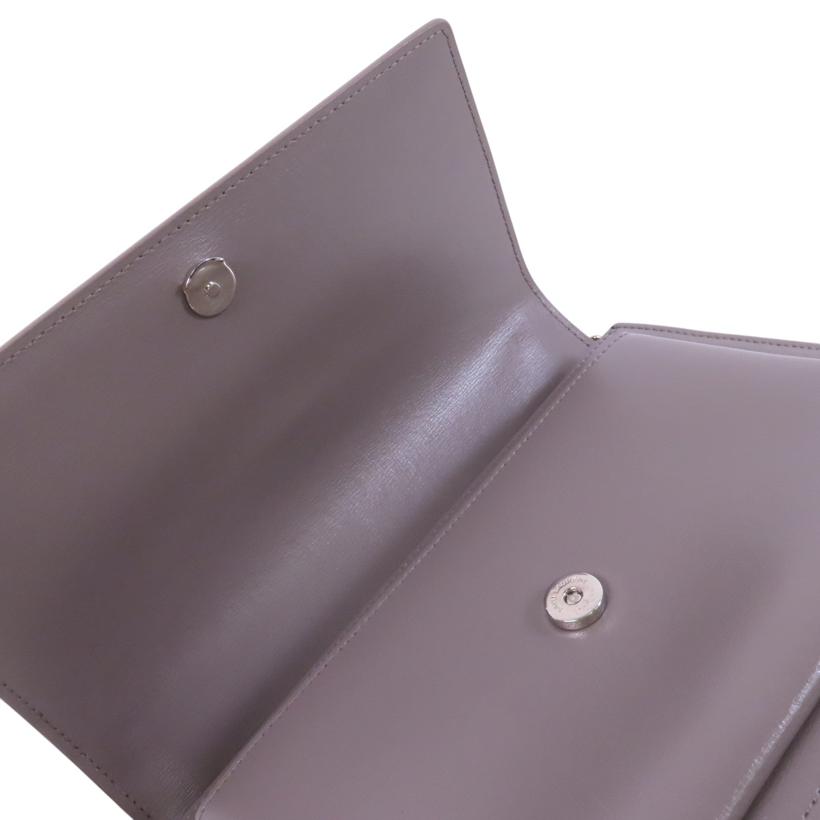 YVES SAINT LAURENT 牛皮皮革Sunset Medium銀扣鏈帶肩背袋