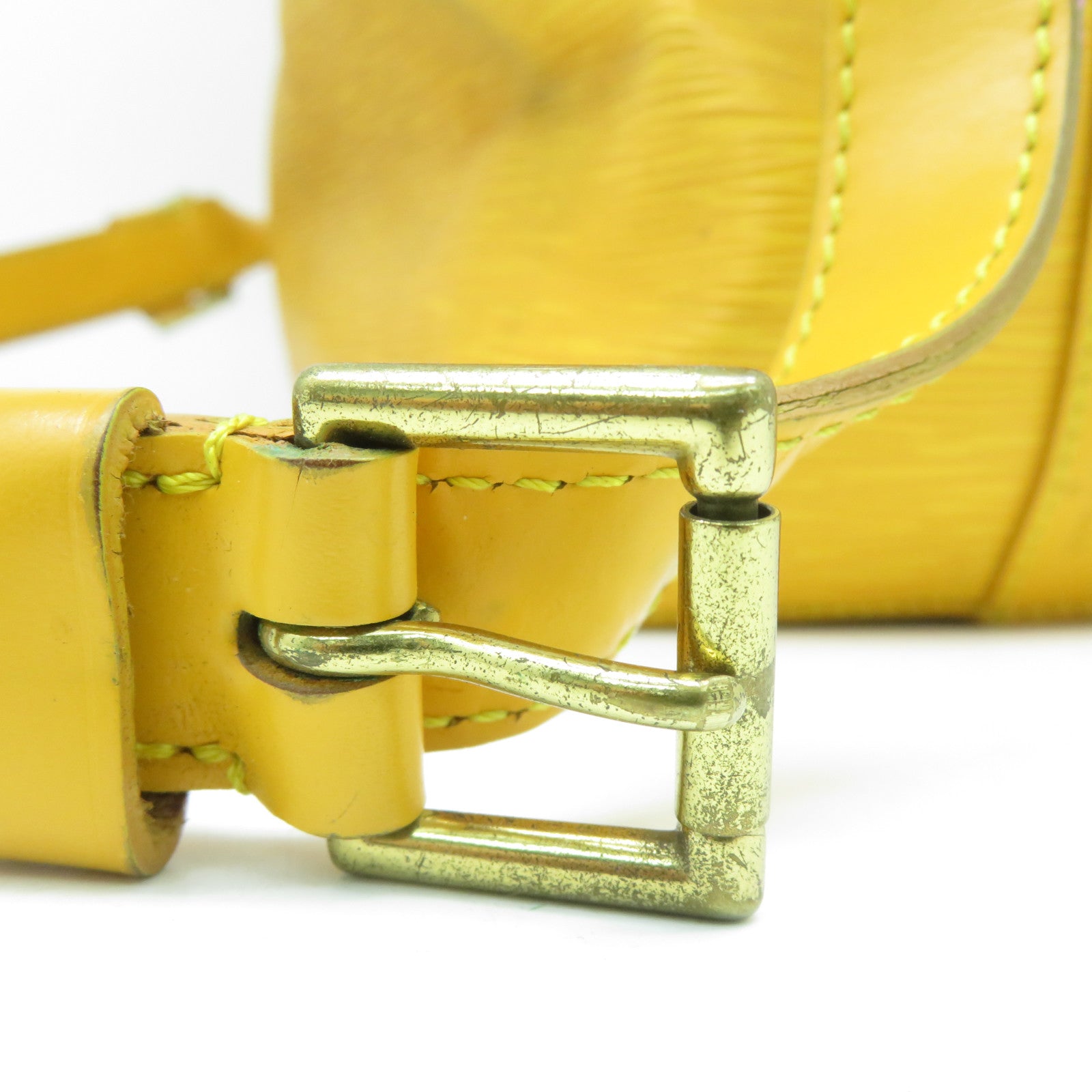 LOUIS VUITTON Epi Noe Shoulder Bag金扣肩背袋黃色