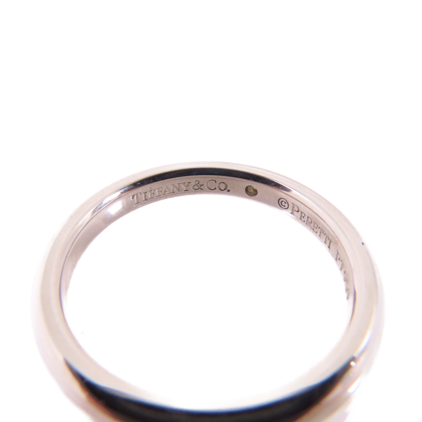 TIFFANY＆CO PT950鉑金/鑽石Diamond Ring戒指US#6