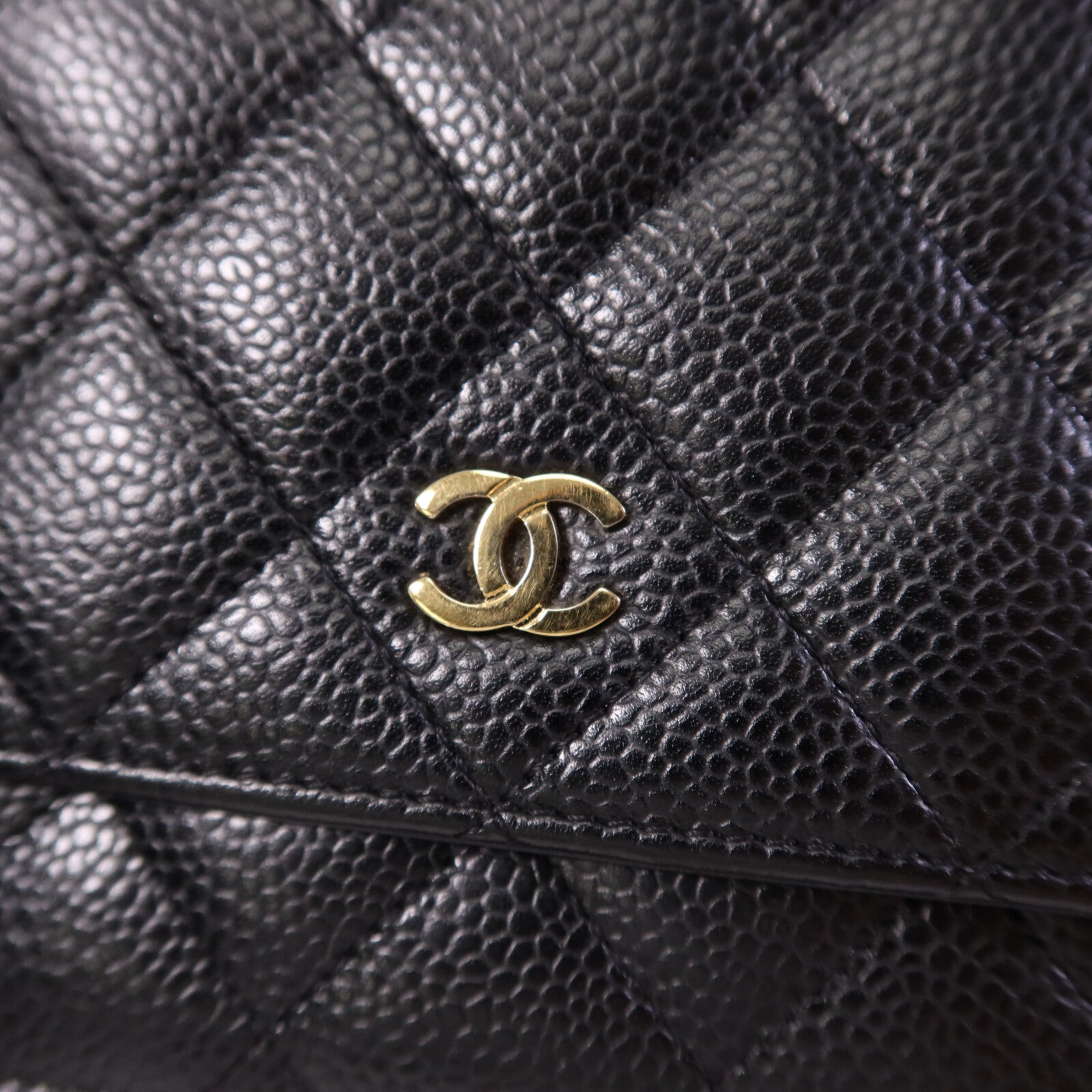 CHANEL 牛皮皮革WOC Wallet On Chain金扣鏈帶肩背袋