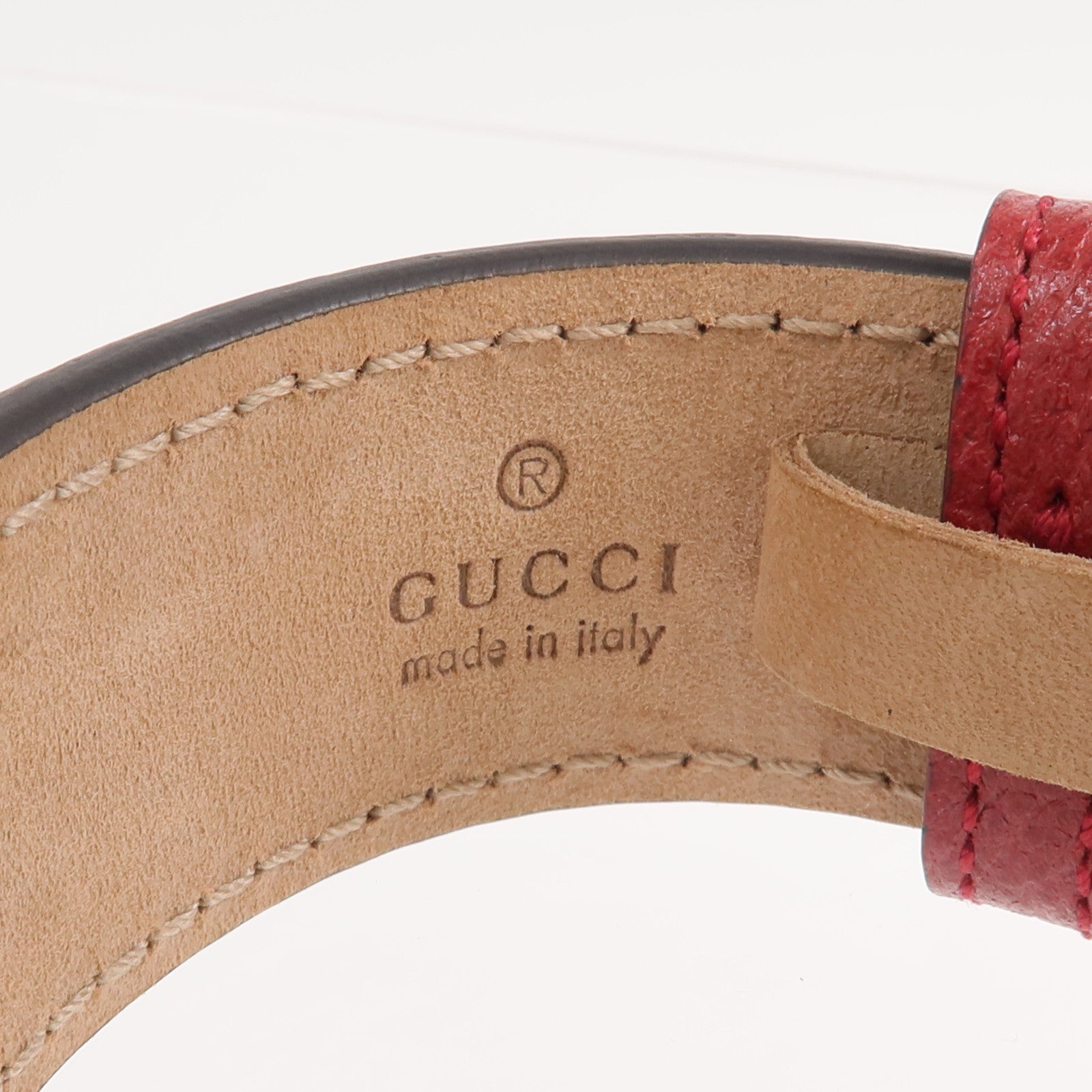 GUCCI 【激減優惠】牛皮皮革GG Marmont金扣手鏈