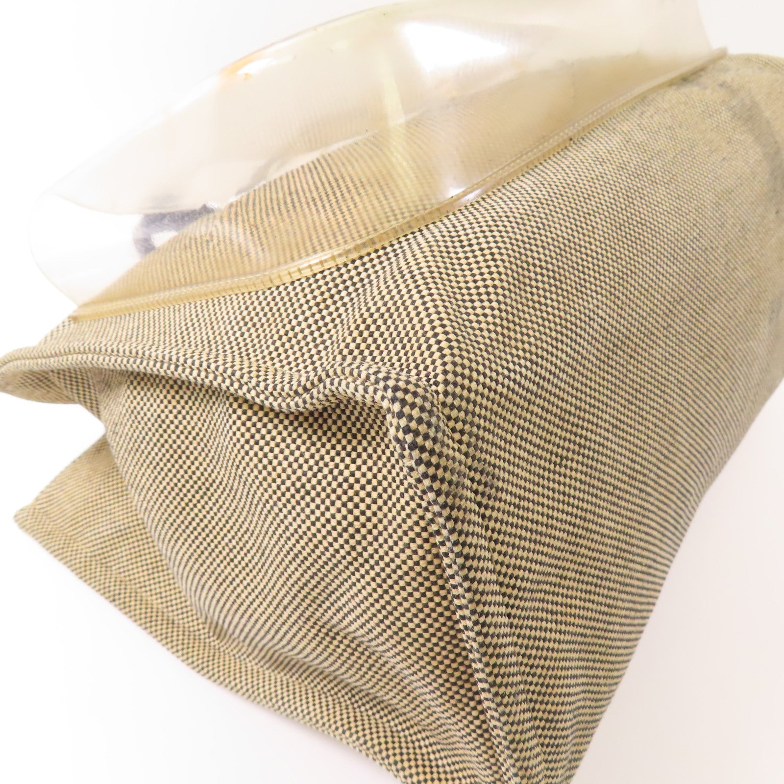 Fendi Tote Bag Shoulder Bag Canvas Beige