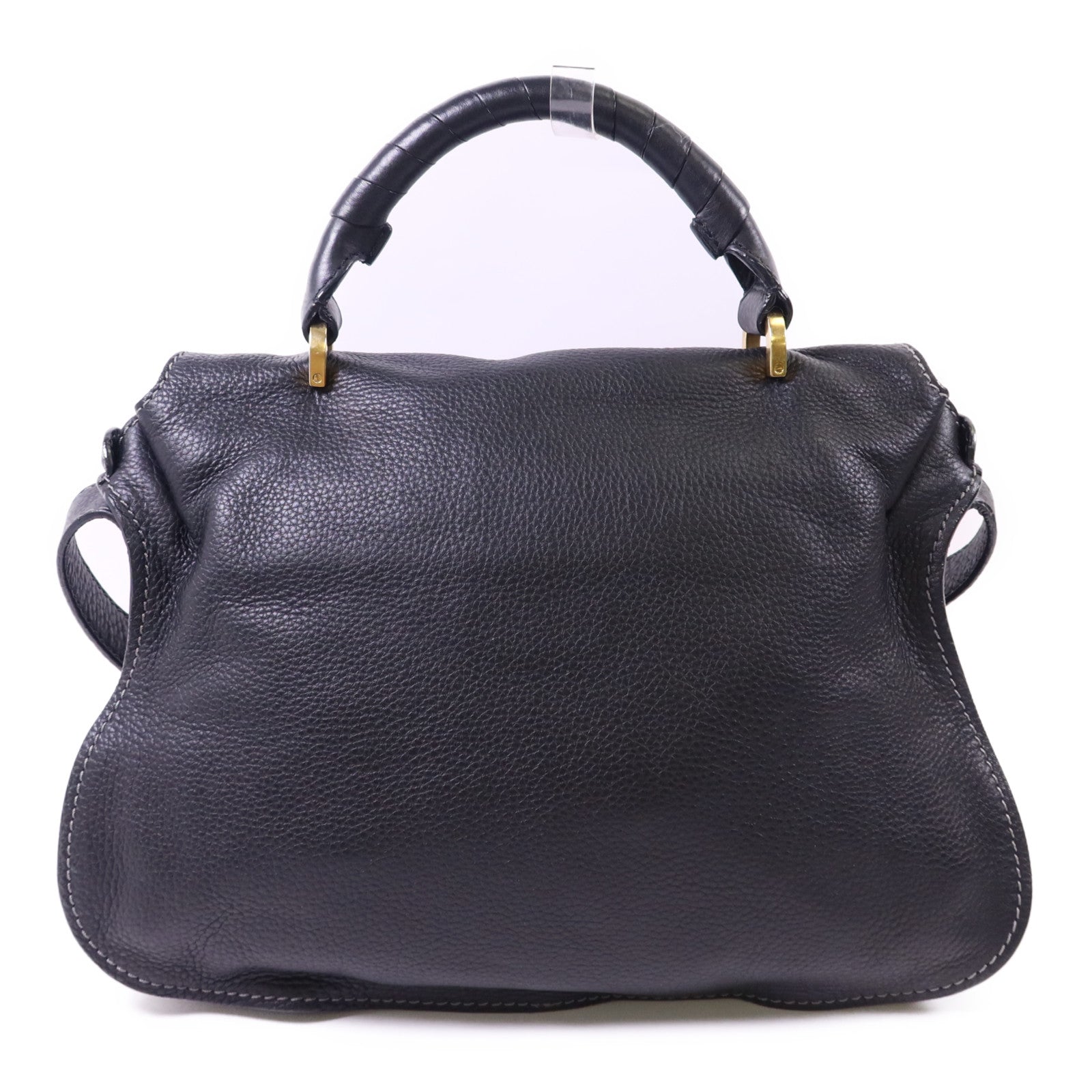 Chloe 牛皮皮革Marcie Saddle金扣肩背袋