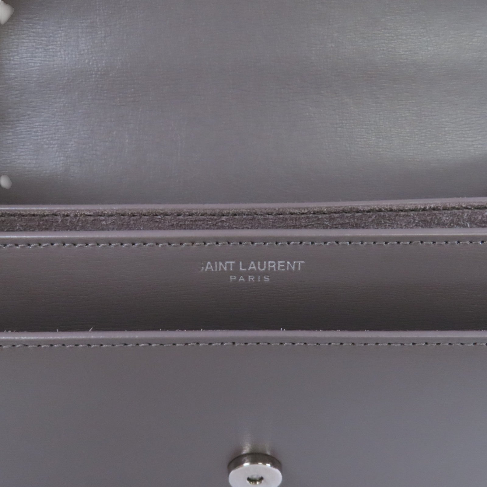 YVES SAINT LAURENT 牛皮皮革Sunset Medium銀扣鏈帶肩背袋