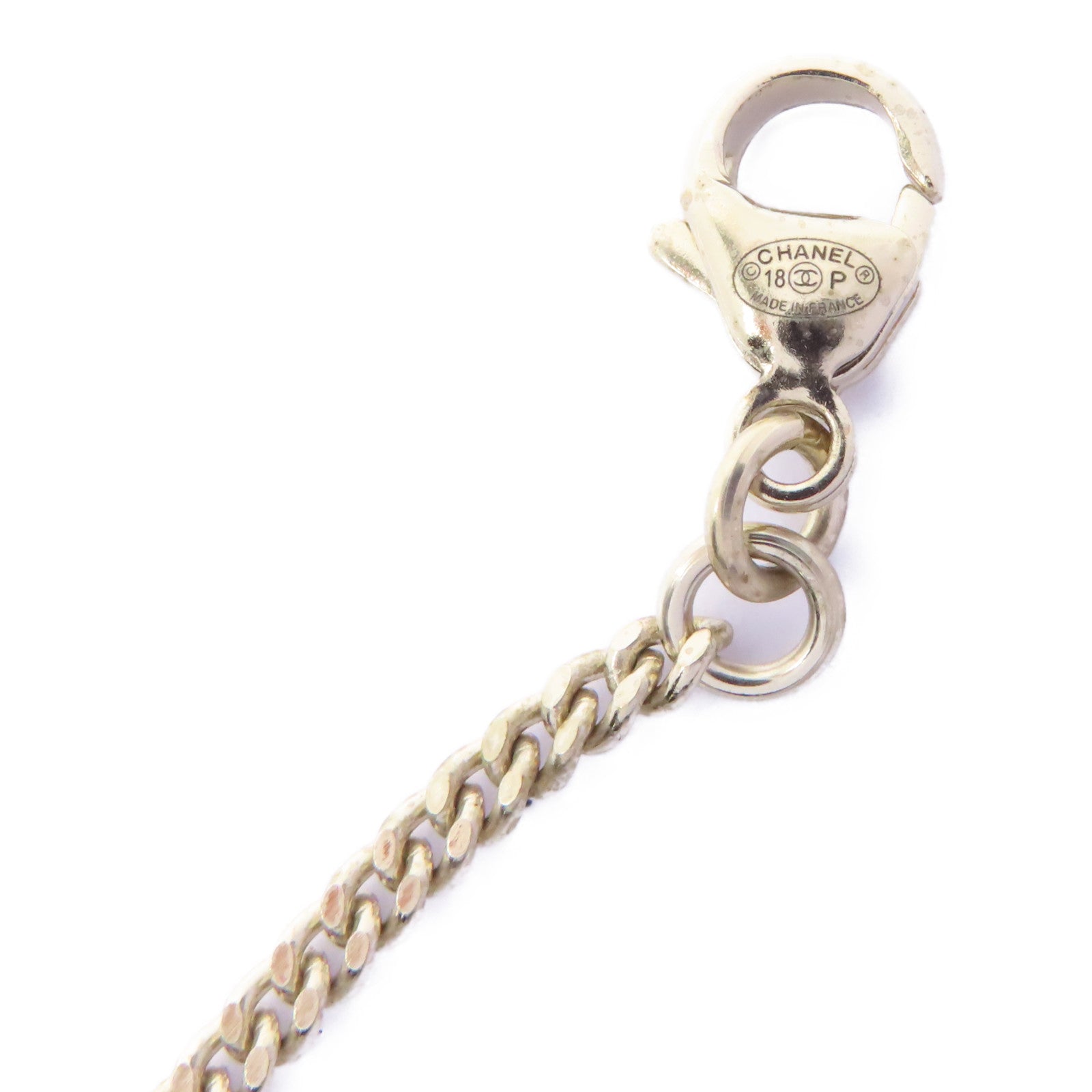 CHANEL 【激減優惠】金屬Necklace項鍊金色/綠色/紅色