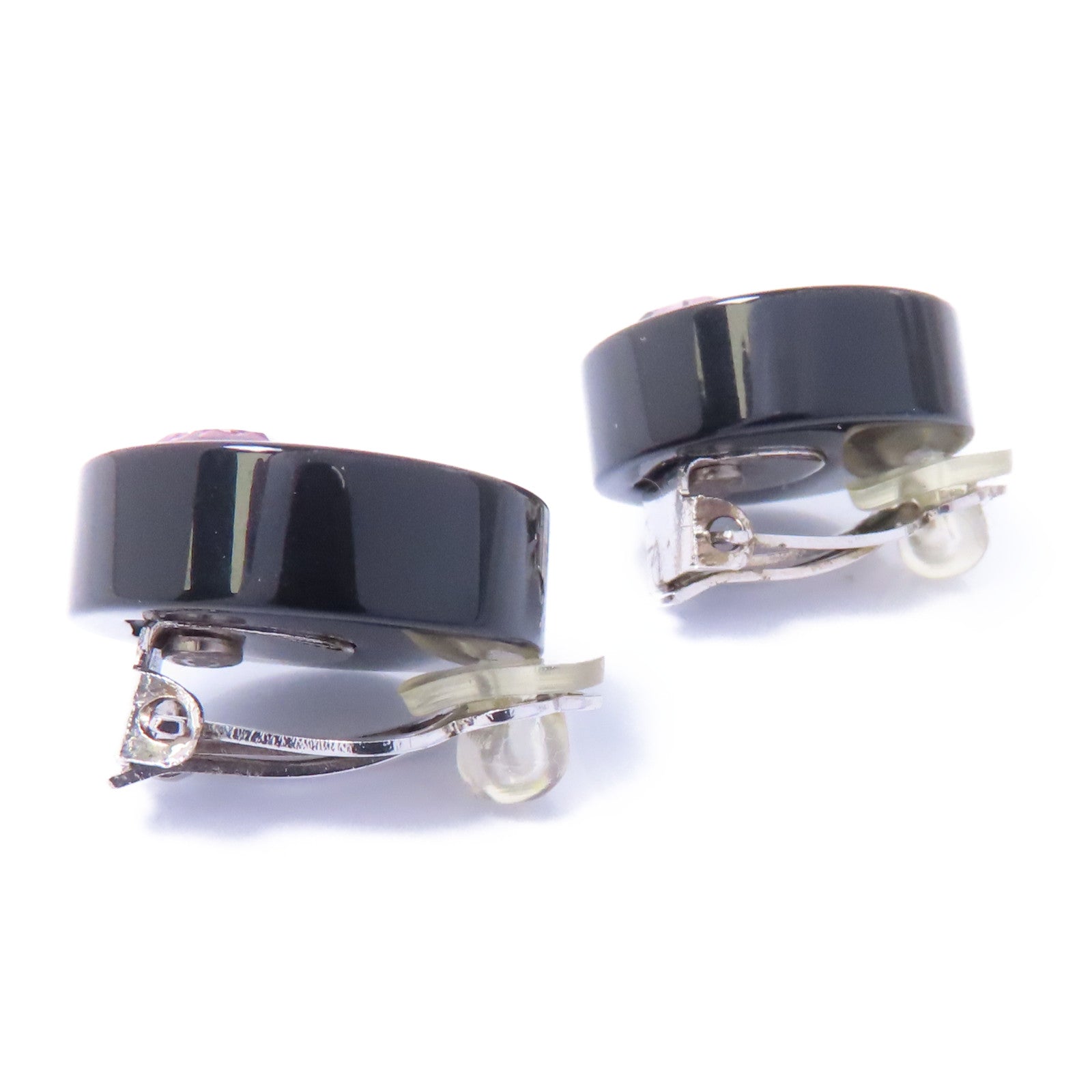 CHANEL 【激減優惠】PVC/金屬Earrings耳環銀色/黑色/粉紅色