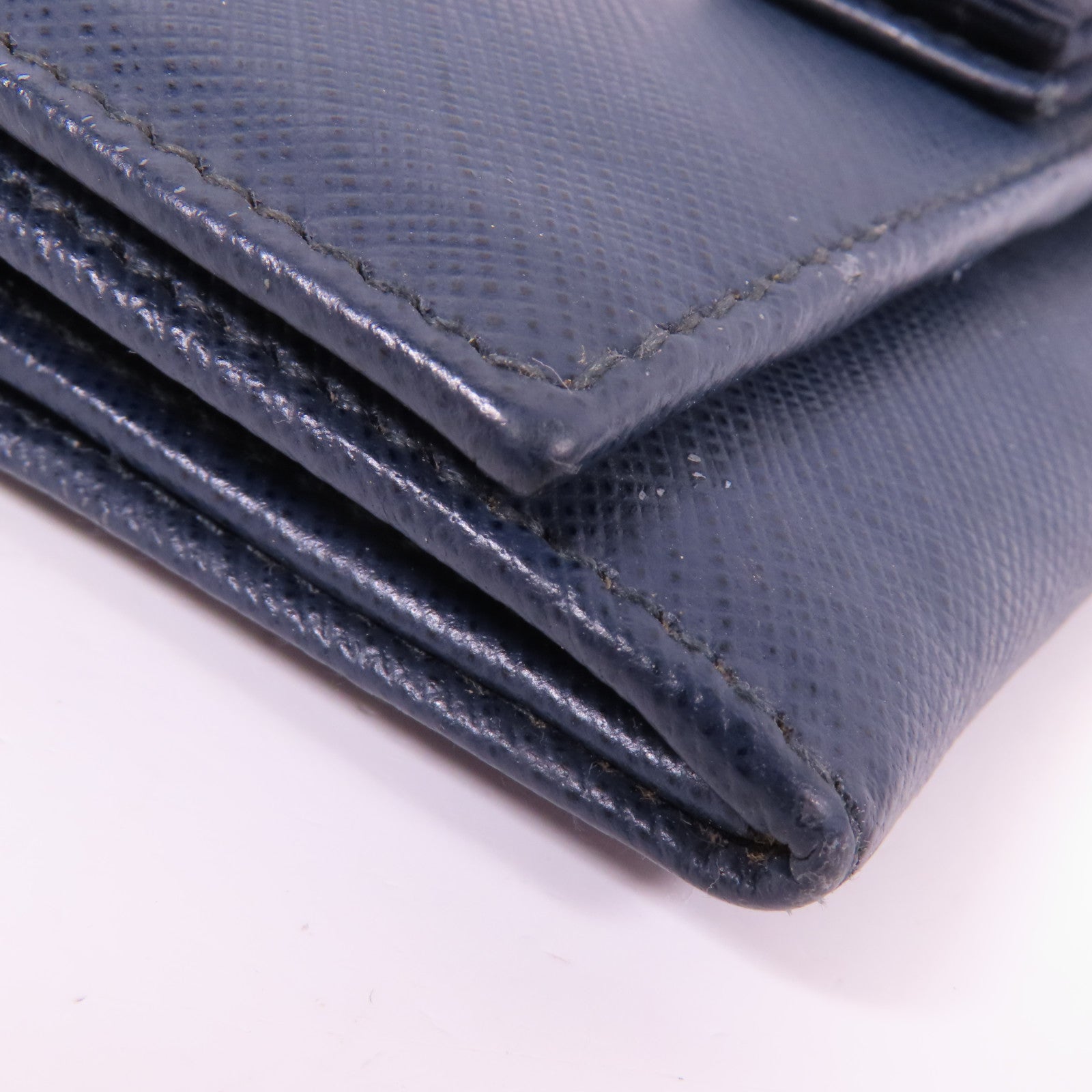 Salvatore Ferragamo 【激減優惠】牛皮皮革Long Bifold Wallet金扣長錢包