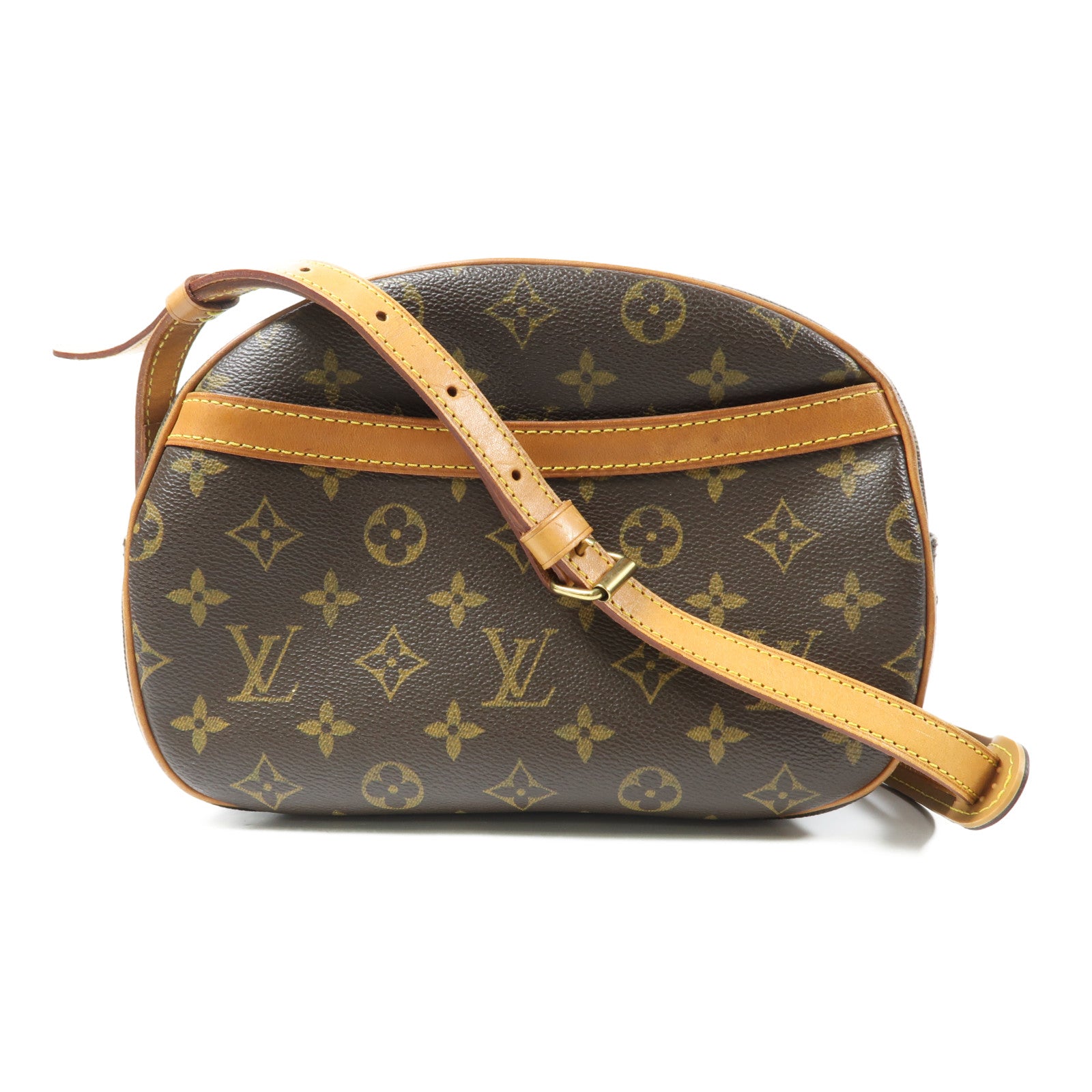 LOUIS VUITTON Monogram Blois金扣肩背袋棕色