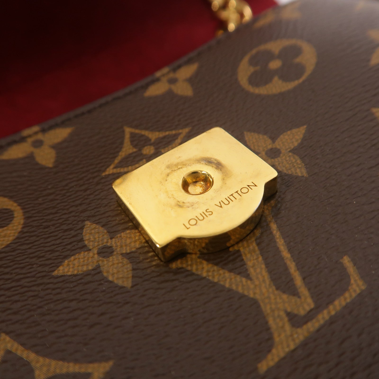 LOUIS VUITTON Monogram Passy鏈帶肩背袋