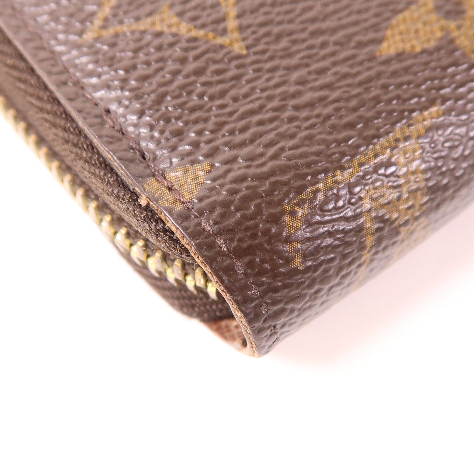 LOUIS VUITTON Monogram Zipper Long Wallet金扣長錢包