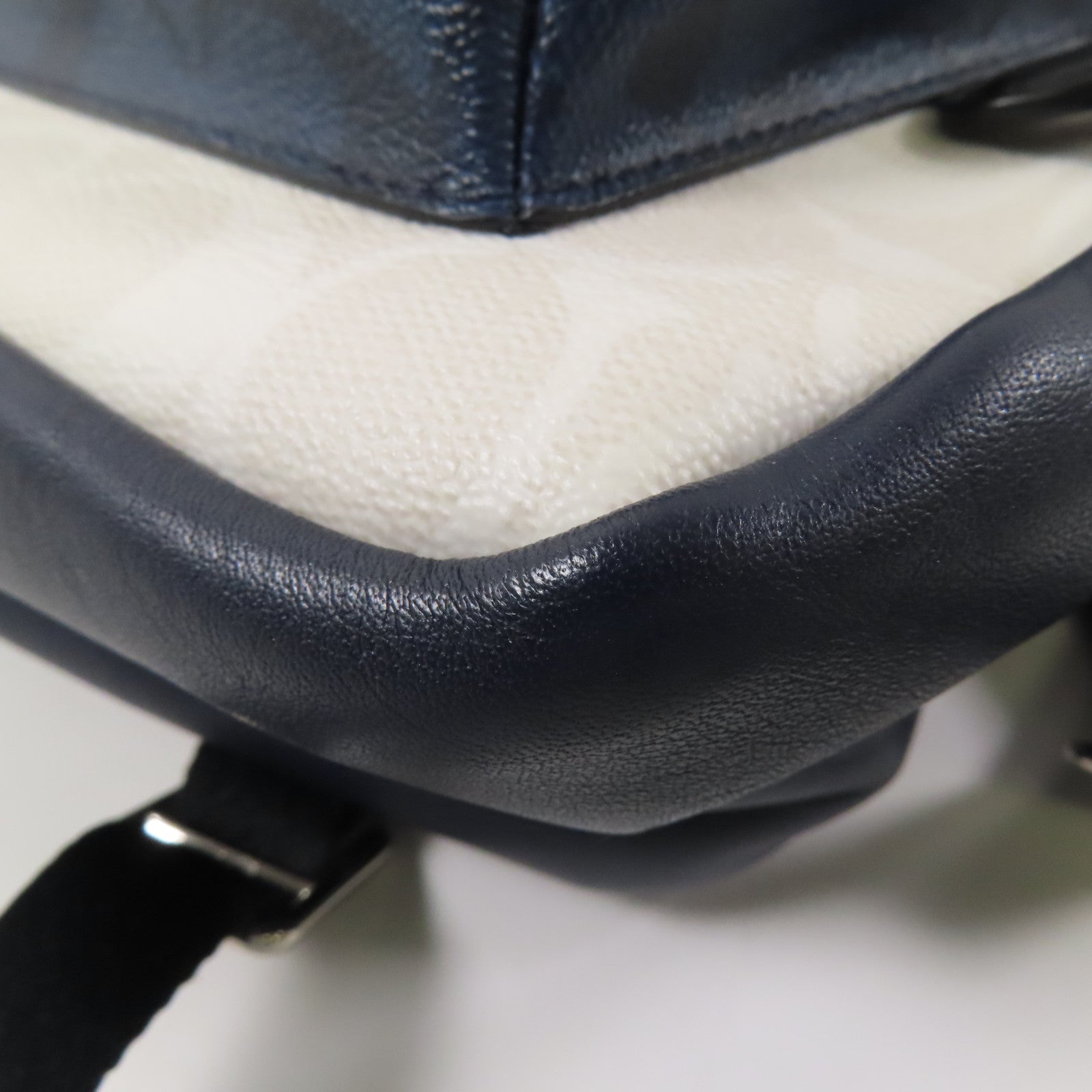 COACH 牛皮皮革/PVC Backpack銀扣背包