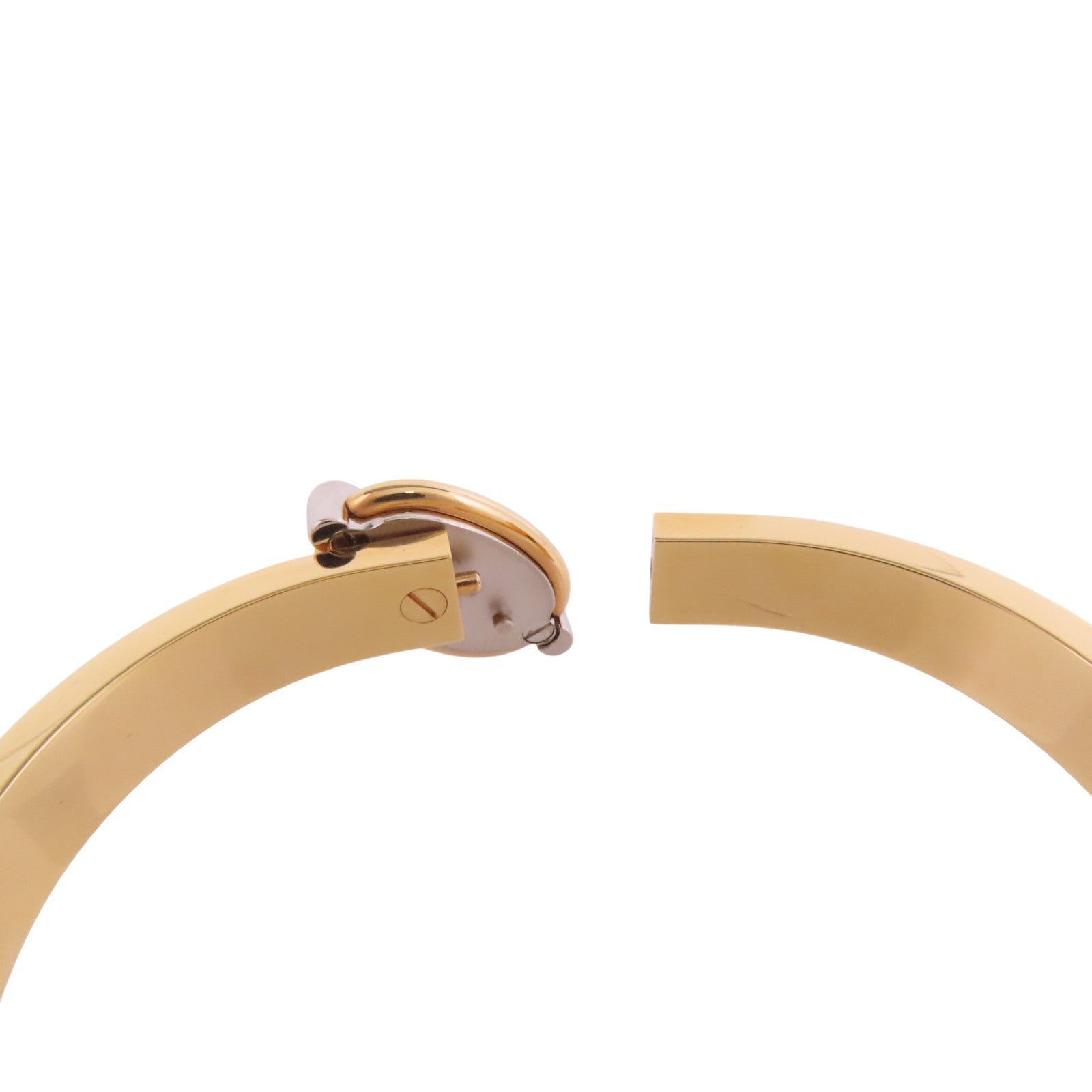 HERMES 金屬/琺瑯Mini Clic Chaine d'Ancre Bracelet金扣手鐲