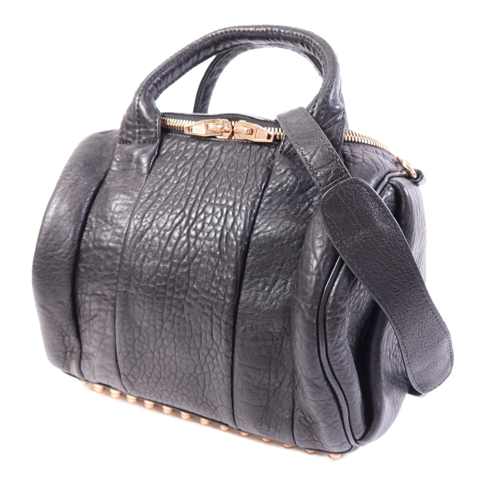 alexanderwang 牛皮皮革2 Way Shoulder Bag金扣手挽肩背兩用袋