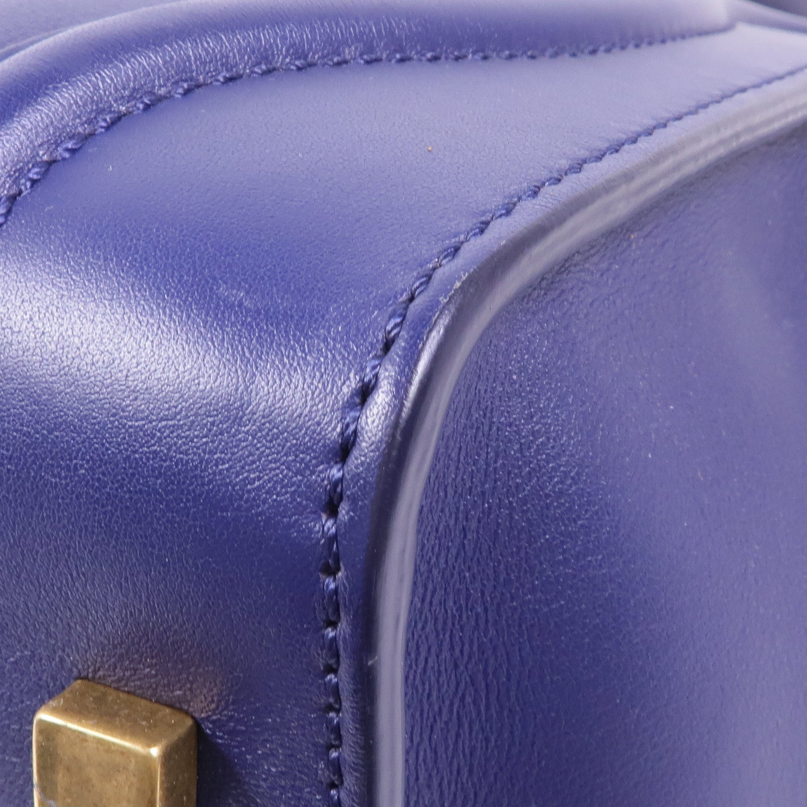 CELINE 牛皮皮革Micro Luggage金扣手挽袋