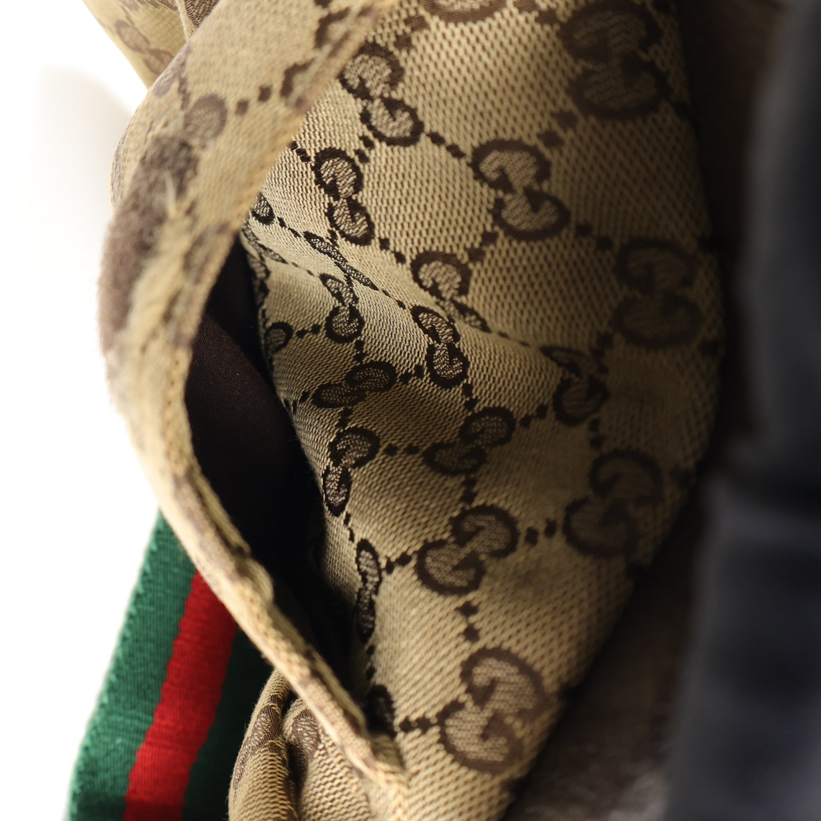GUCCI 帆布Waits Bag銀扣腰包