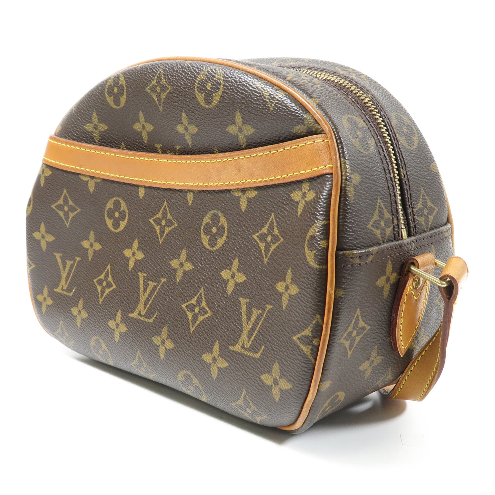 LOUIS VUITTON Monogram Blois金扣肩背袋棕色