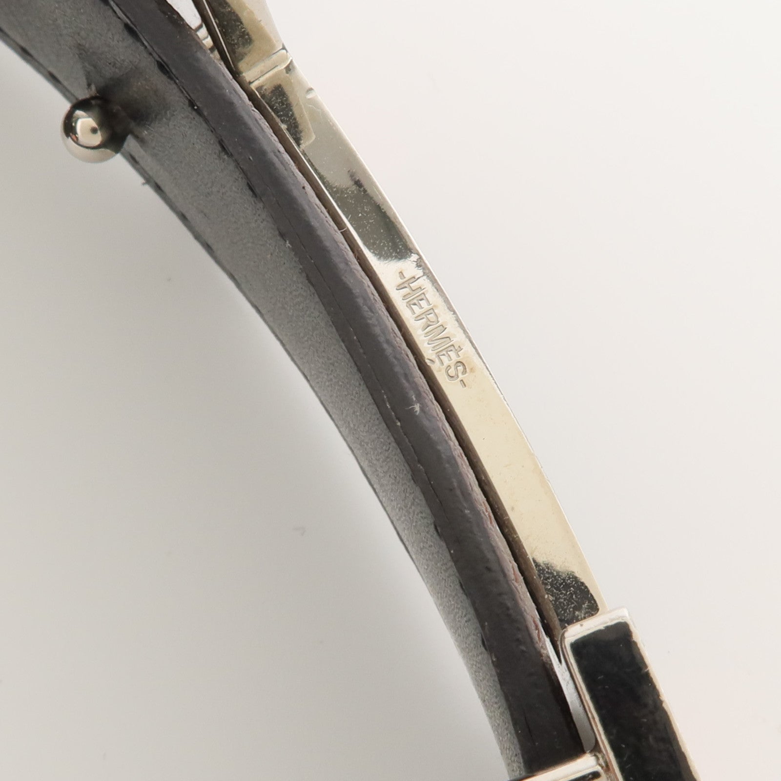 HERMES Togo/Box皮革Reversible H Belt 85cm皮帶Chocolat/Noir