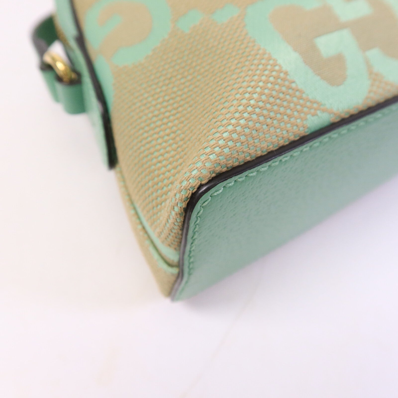 GUCCI 塗層帆布Ophidia Jumbo GG Small Shoulder Bag肩背袋