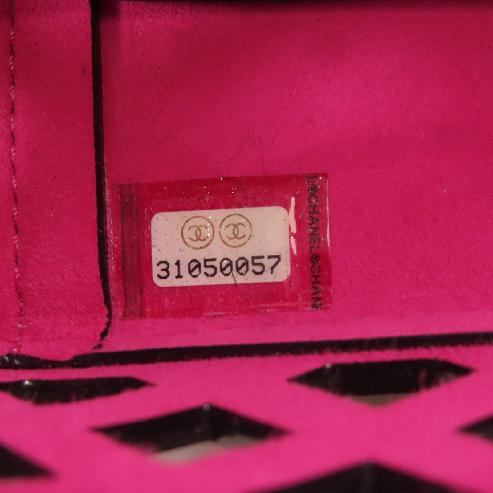 CHANEL 牛皮皮革See Through Flap金扣鏈帶肩背袋