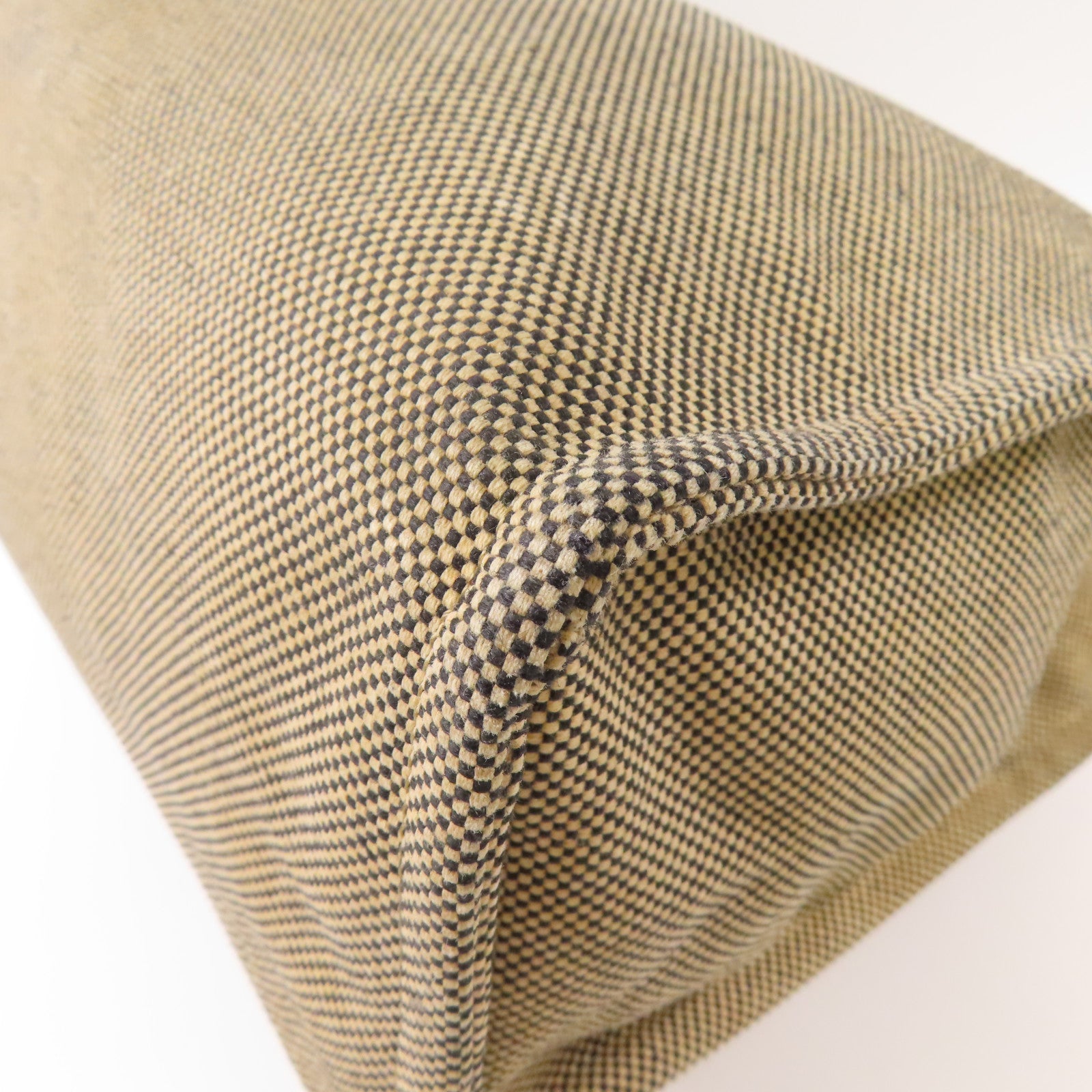 Fendi Tote Bag Shoulder Bag Canvas Beige