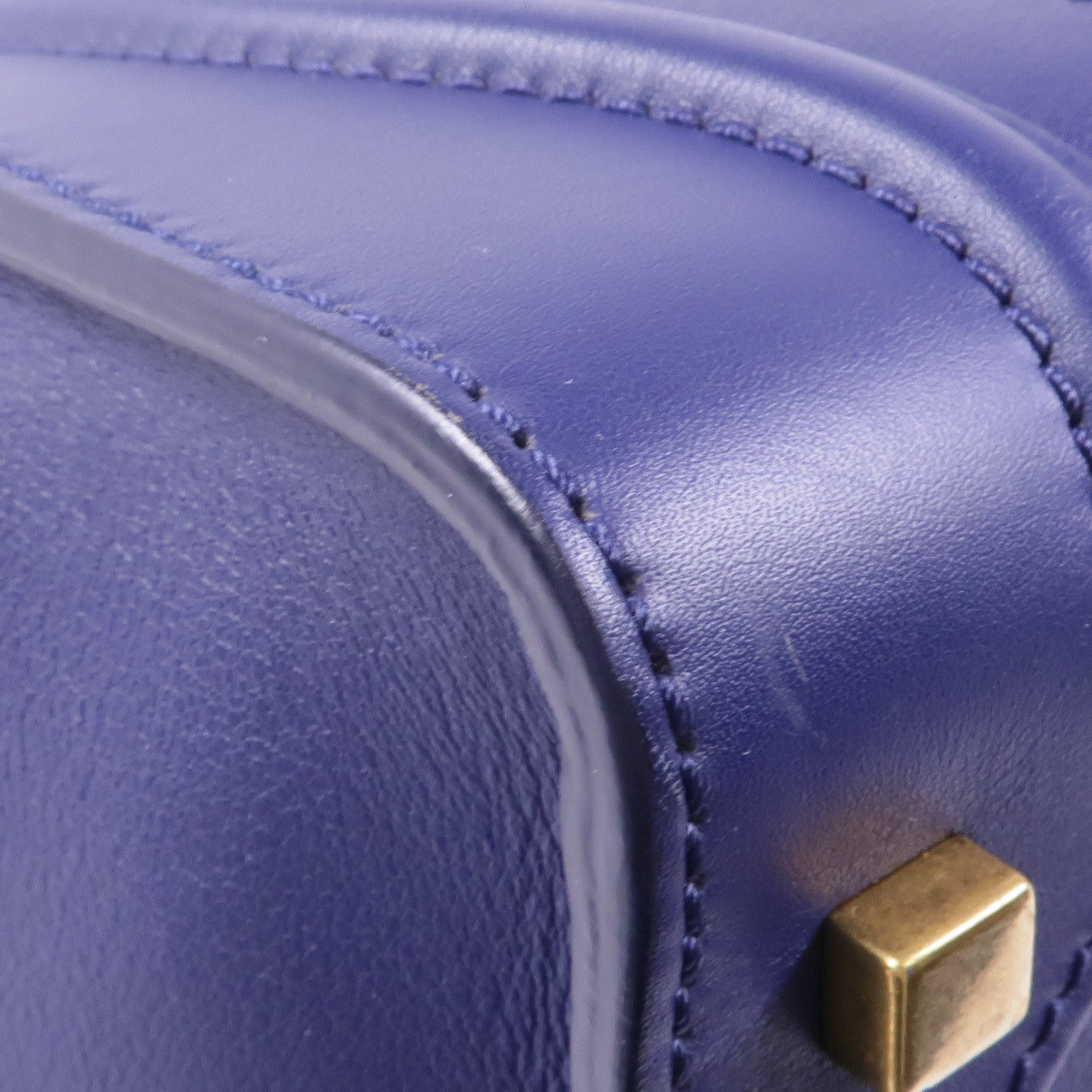 CELINE 牛皮皮革Micro Luggage金扣手挽袋