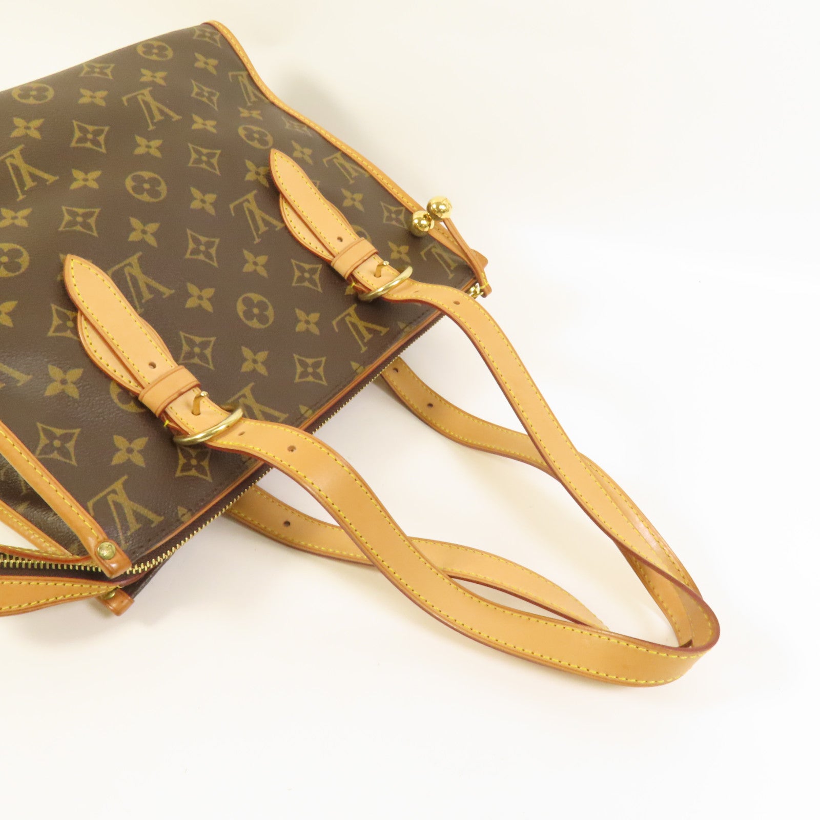 LOUIS VUITTON Monogram Popincourt Haut金扣肩背袋