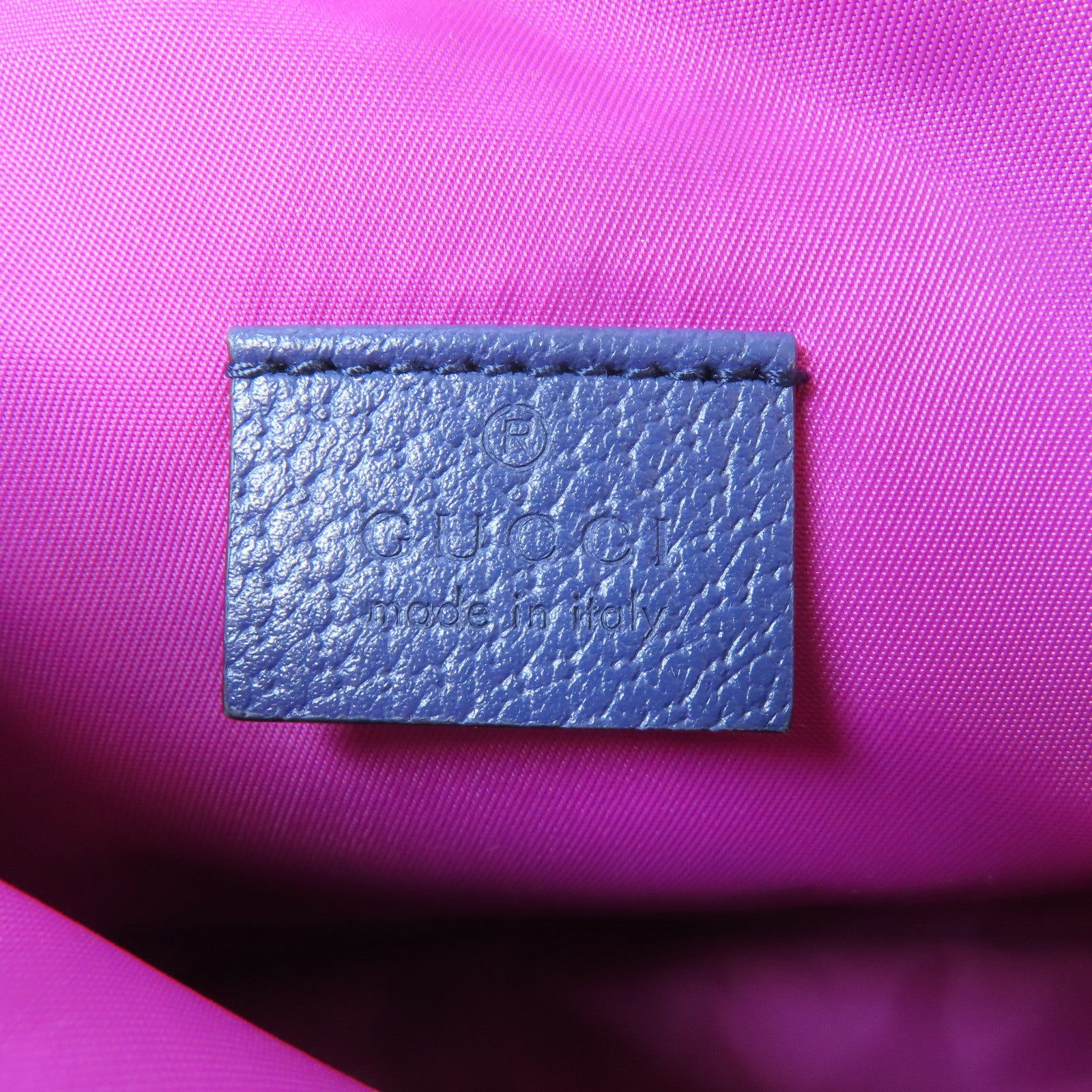 GUCCI 帆布Shoulder Bag銀扣肩背袋粉紅色