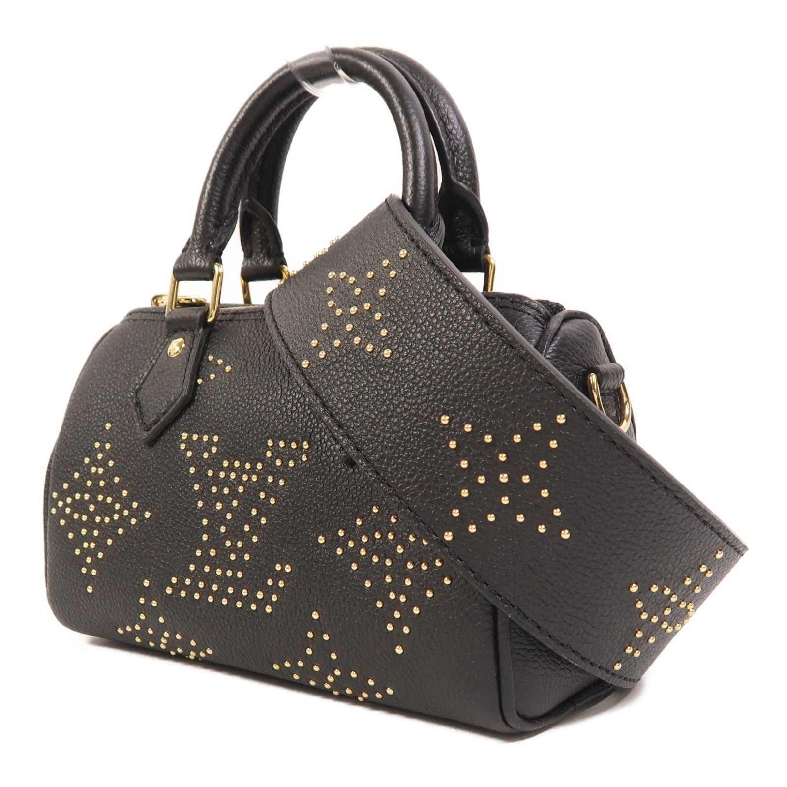 LOUIS VUITTON 【激減優惠】Monogram Empreinte Nano Speedy金扣手挽肩背兩用袋