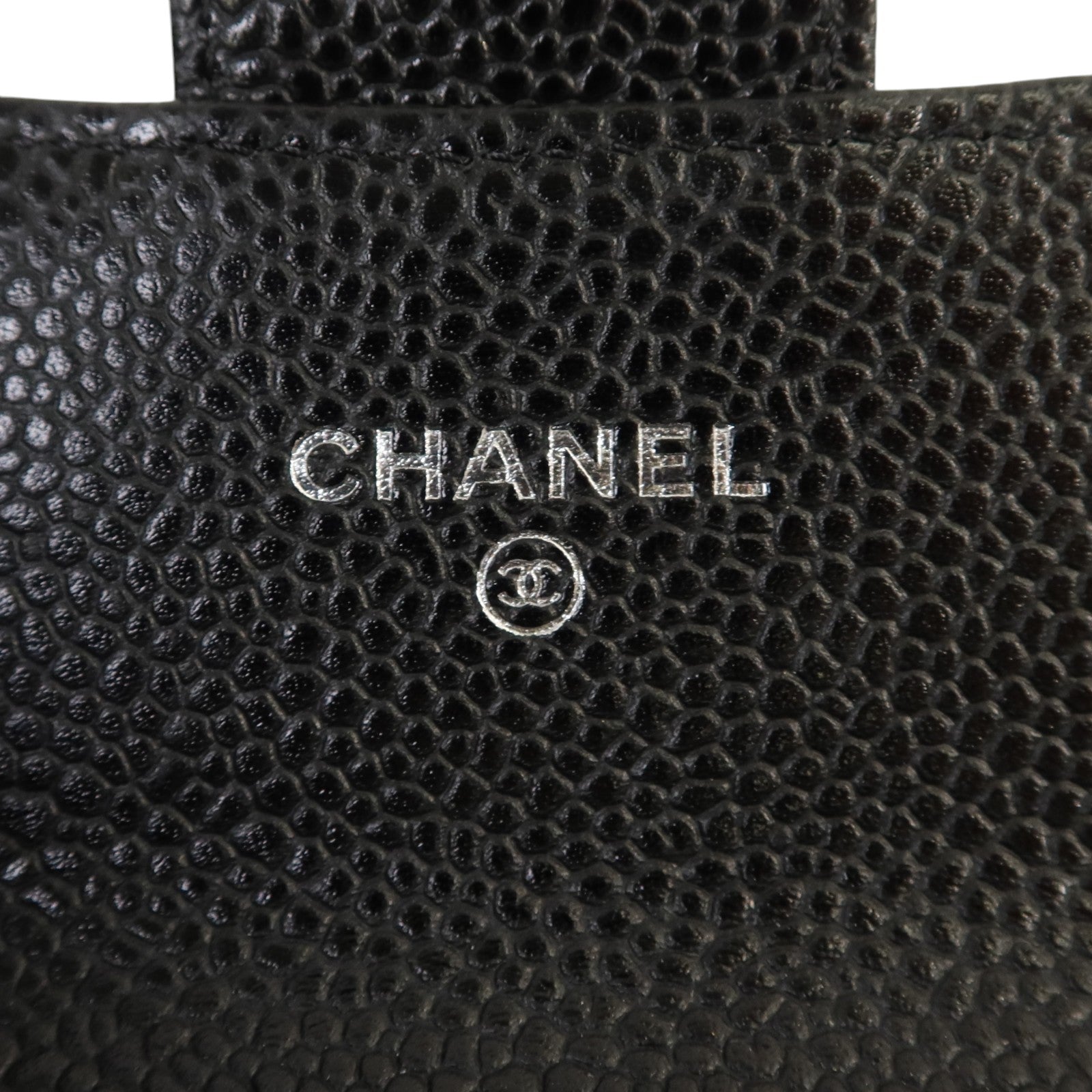 CHANEL 牛皮皮革Classic Card Holder銀扣卡片套