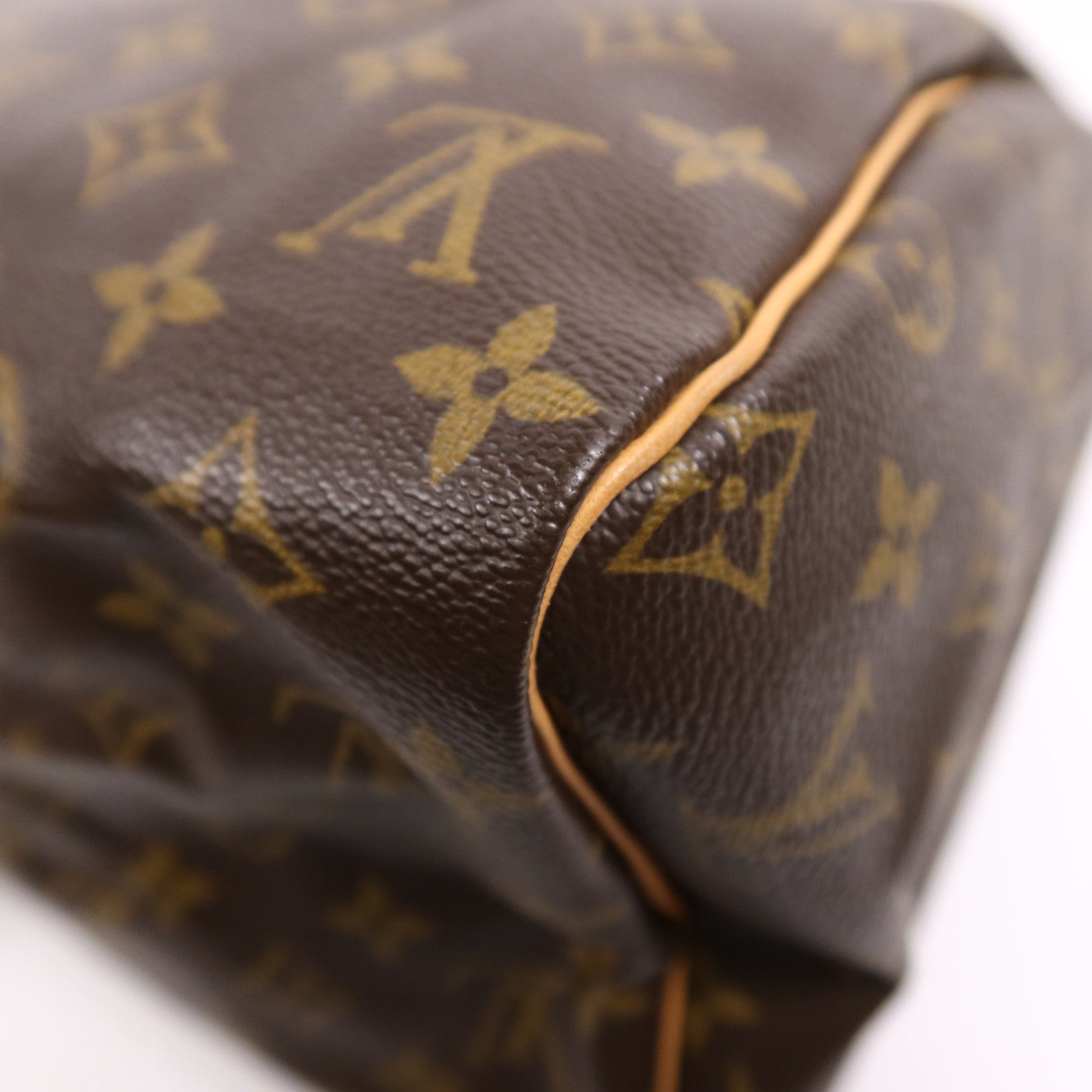 LOUIS VUITTON Monogram Speedy 30金扣手挽袋