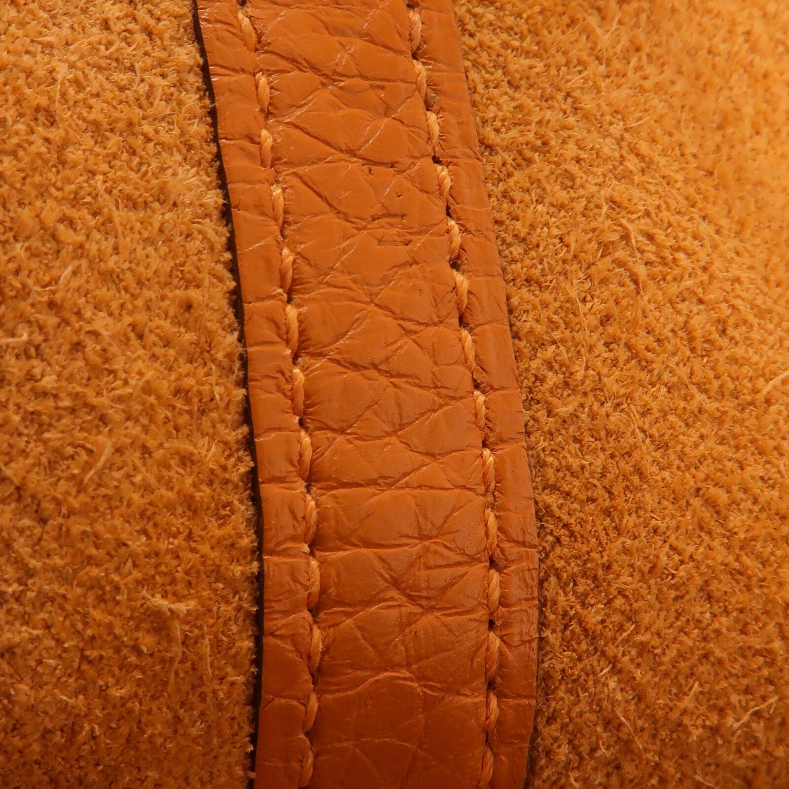 HERMES Clemence皮革Picotin PM手挽袋Orange