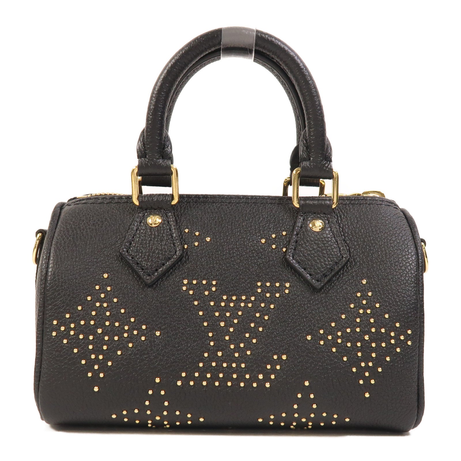 LOUIS VUITTON 【激減優惠】Monogram Empreinte Nano Speedy金扣手挽肩背兩用袋