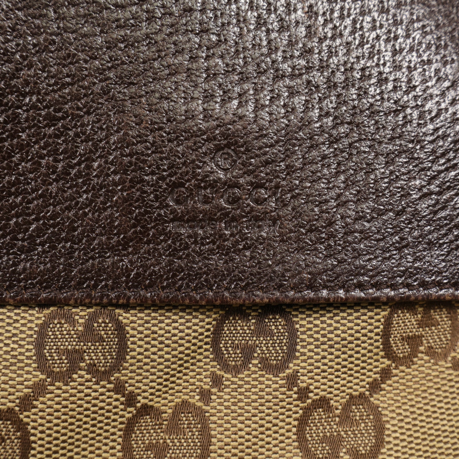 GUCCI 帆布Waits Bag銀扣腰包