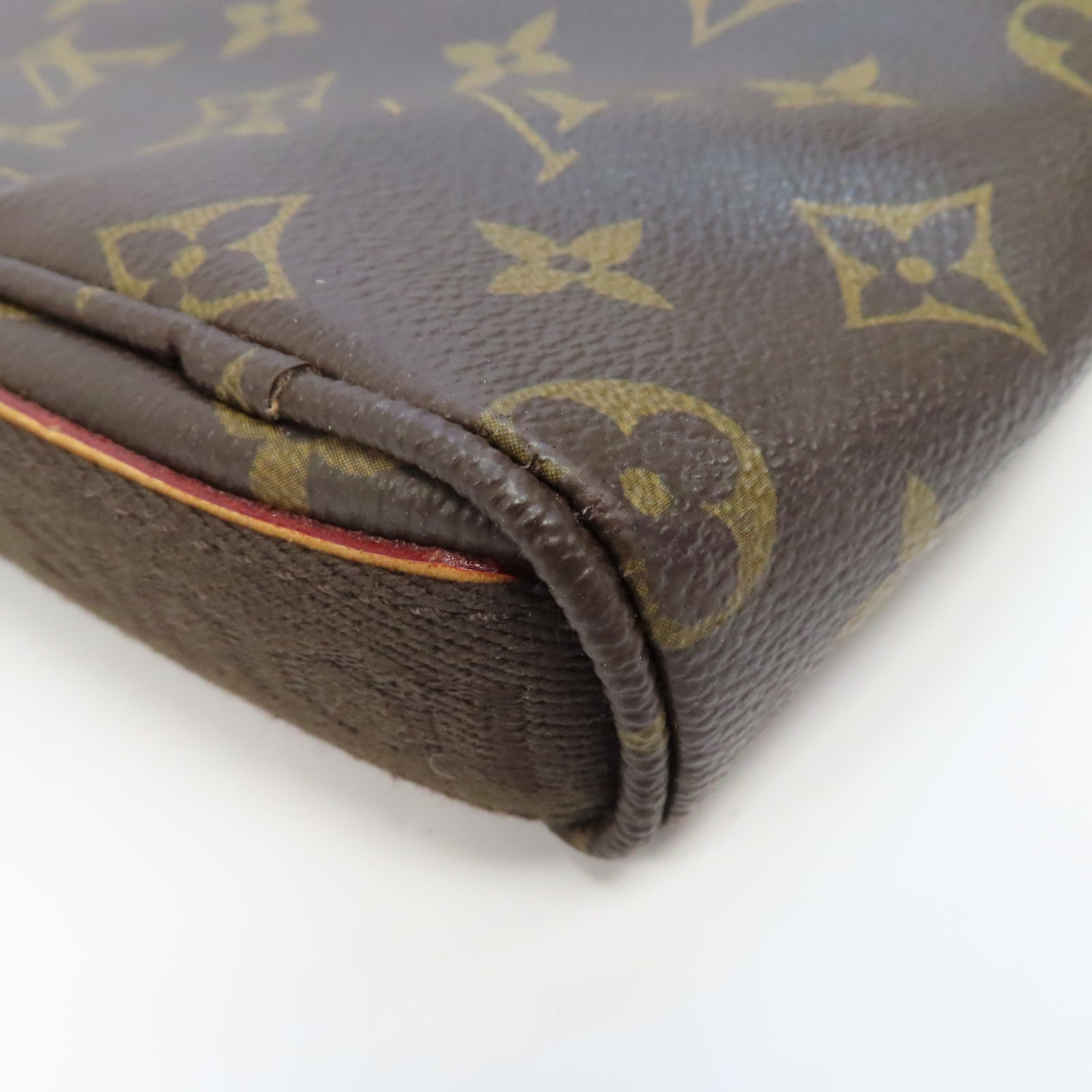 LOUIS VUITTON Monogram Trotteur Beaubourg金扣肩背袋啡色