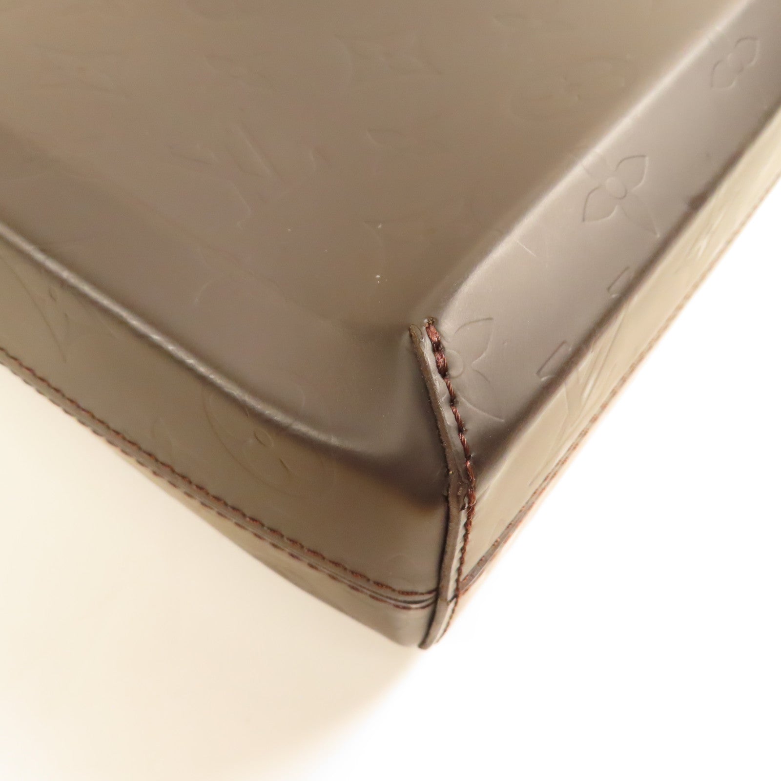 LOUIS VUITTON Monogram Glace Steve銀扣鏈帶肩背袋