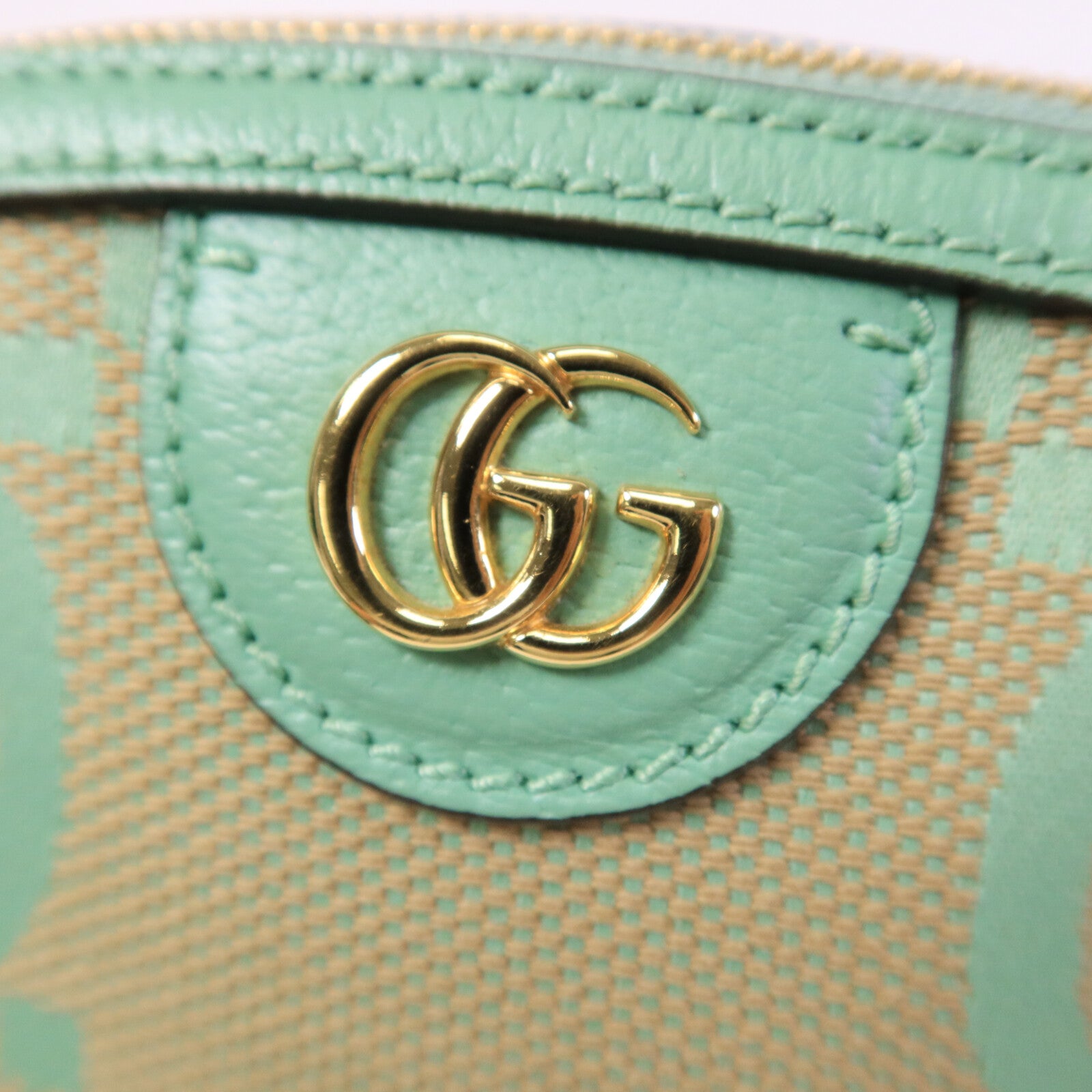 GUCCI 塗層帆布Ophidia Jumbo GG Small Shoulder Bag肩背袋