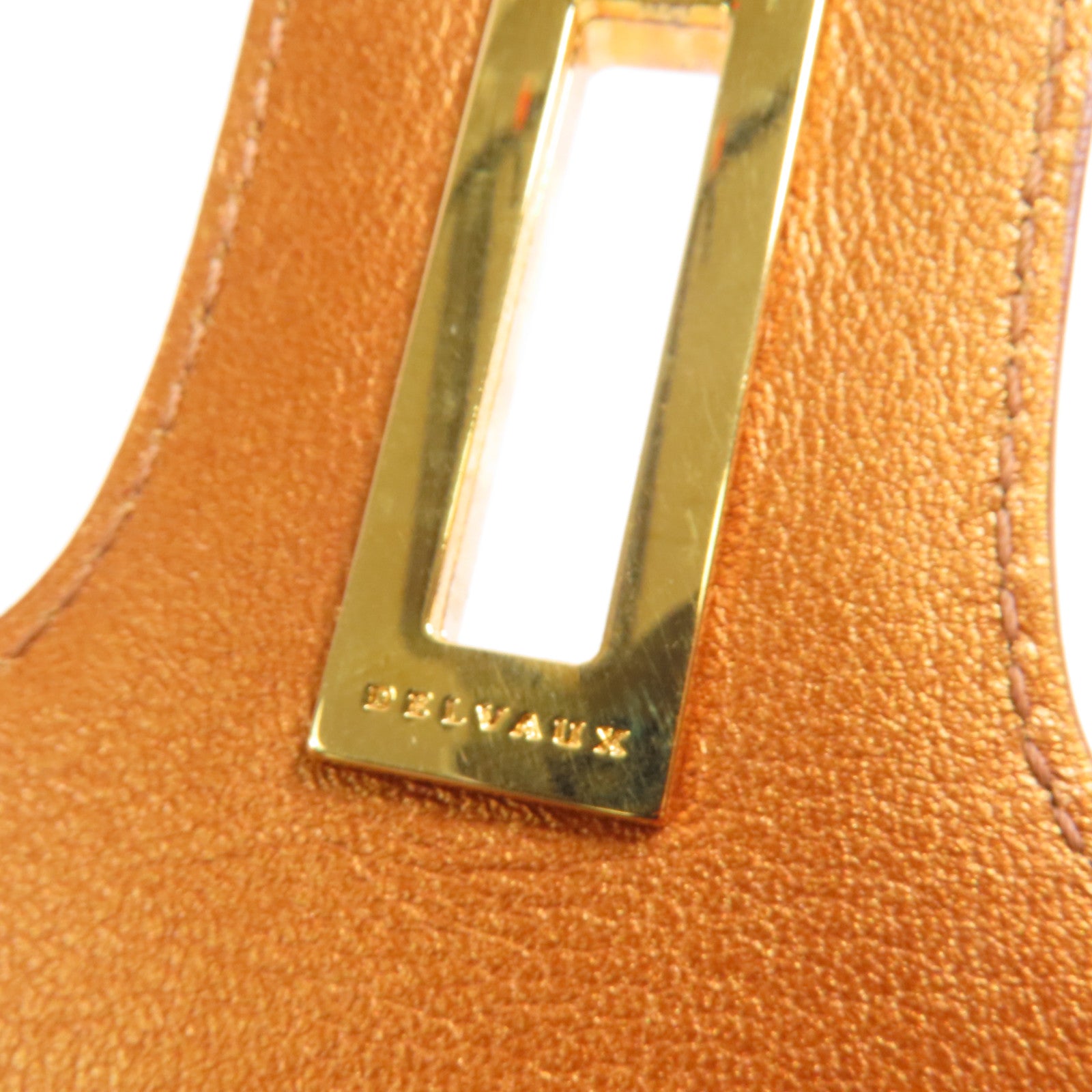 Delvaux 牛皮皮革Simplissime Long Wallet金扣長錢包