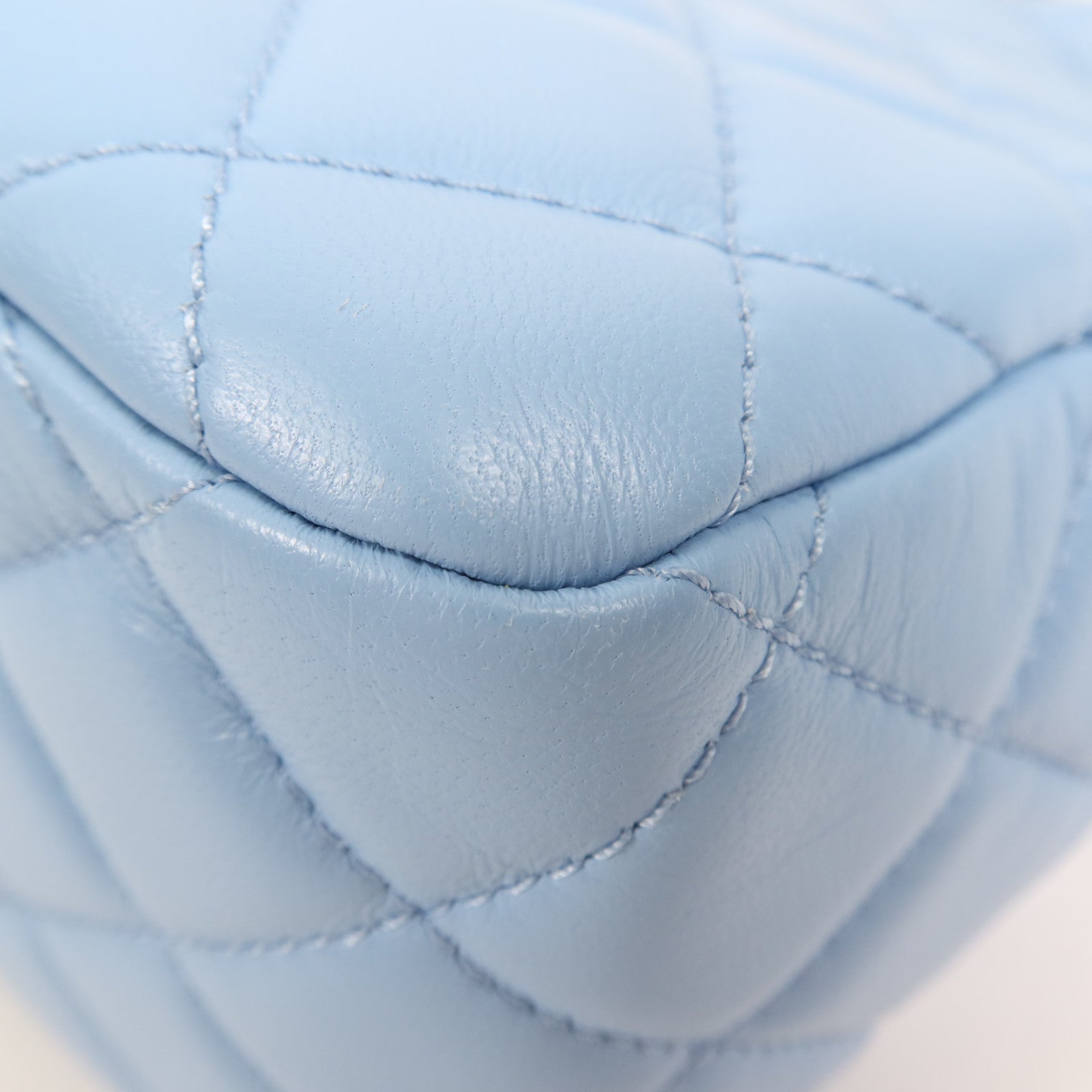 CHANEL 羊皮皮革Chain Shoulder金扣鏈帶肩背袋