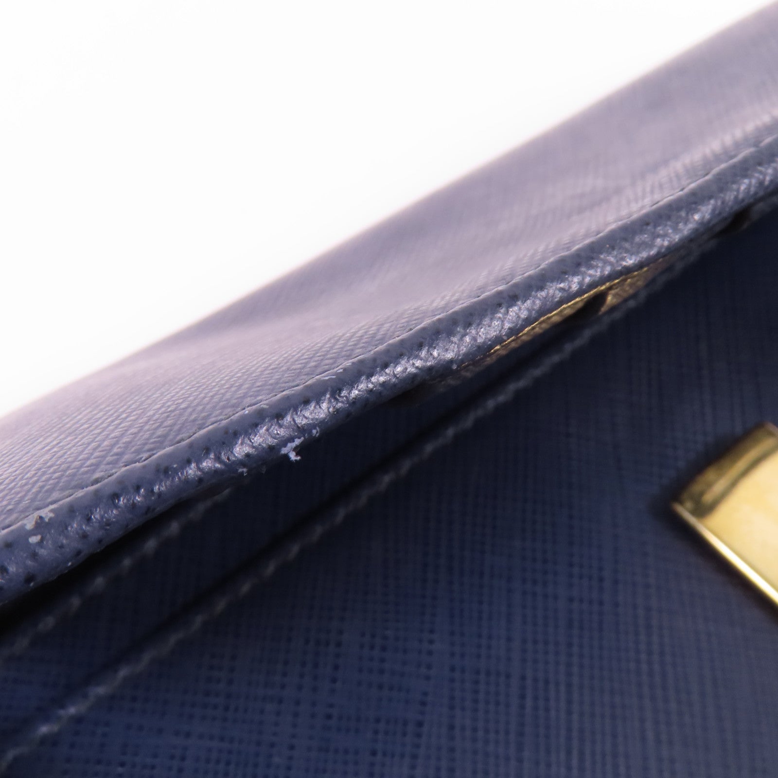 Salvatore Ferragamo 【激減優惠】牛皮皮革Long Bifold Wallet金扣長錢包