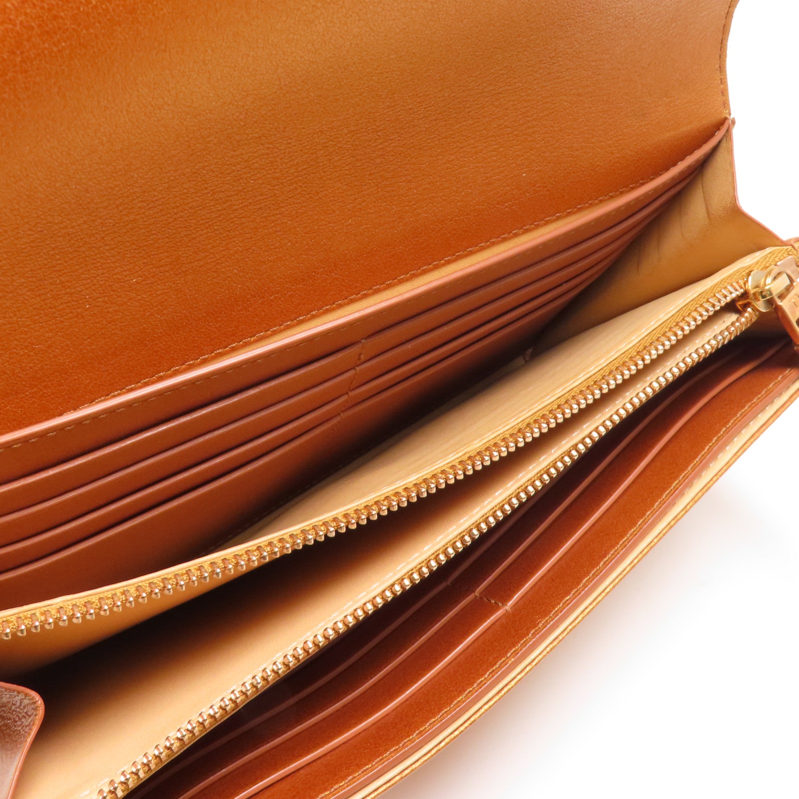 Delvaux 牛皮皮革Simplissime Long Wallet金扣長錢包