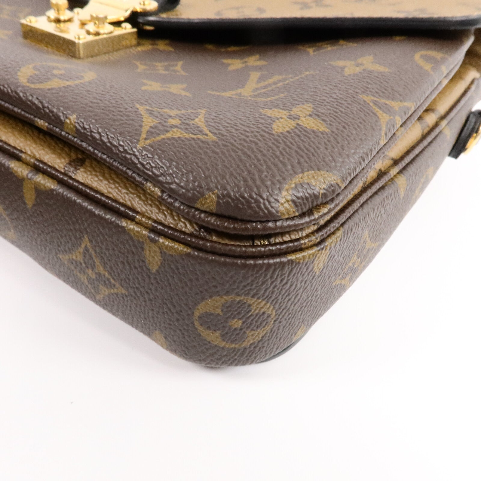 LOUIS VUITTON Monogram Reverse Pochette Metis手挽肩背兩用袋
