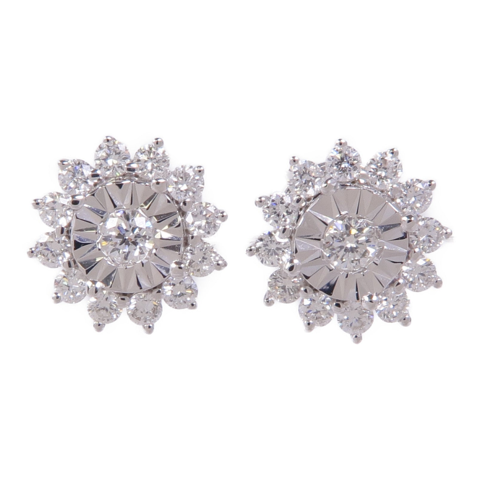 JEWELRY 18K白金Diamond Earrings鑽石耳環
