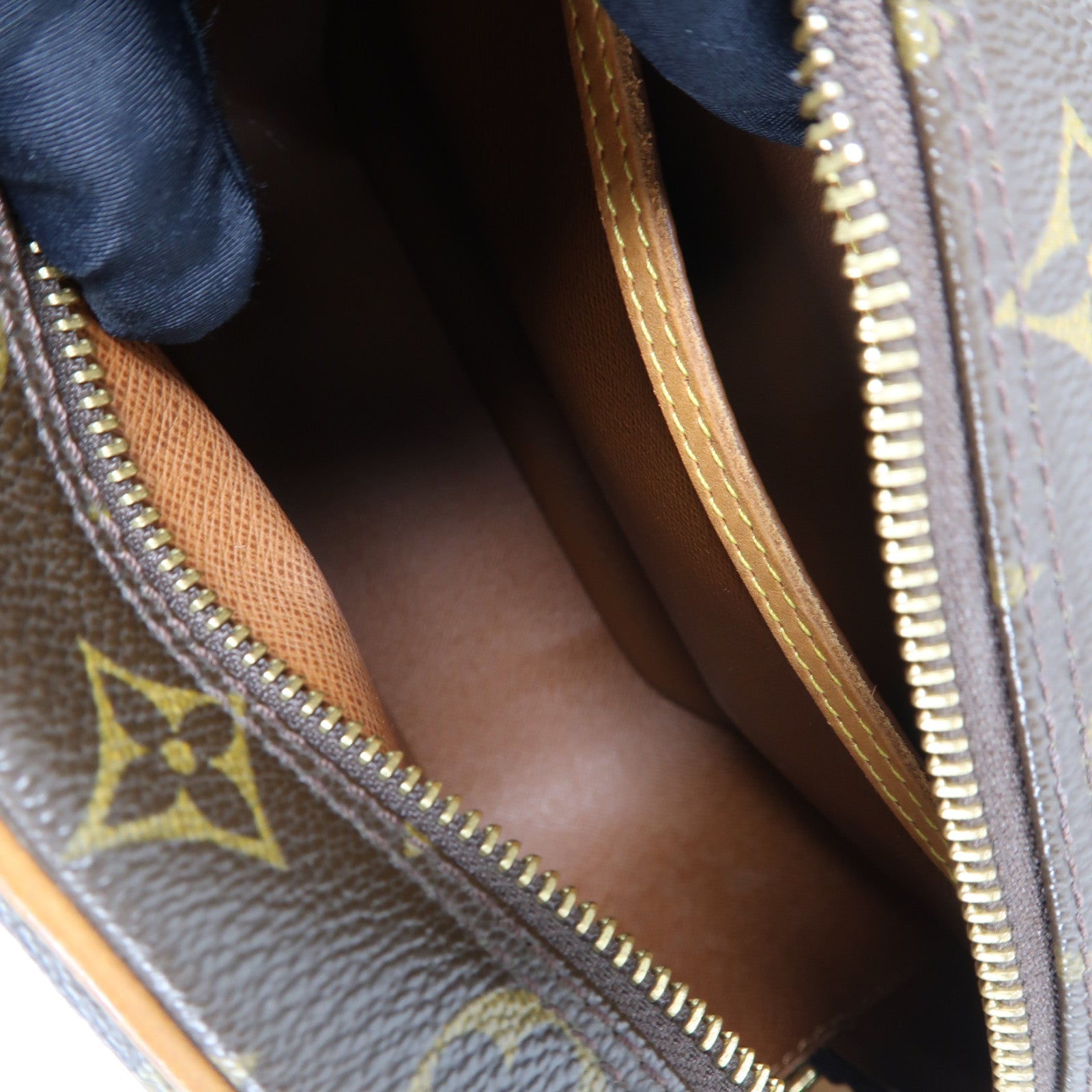 LOUIS VUITTON Monogram Blois金扣肩背袋棕色