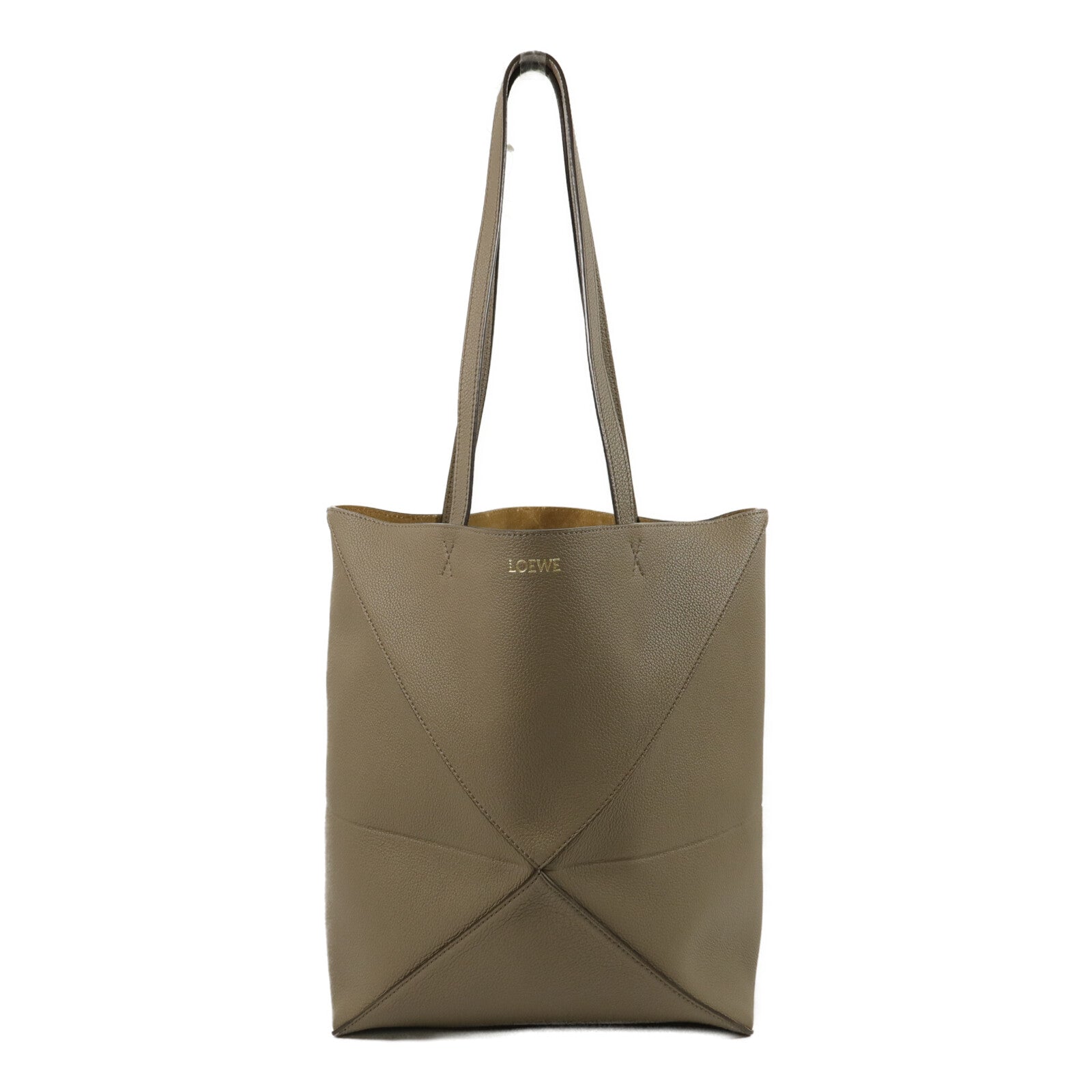 LOEWE 牛皮皮革Puzzle Fold Medium肩背袋