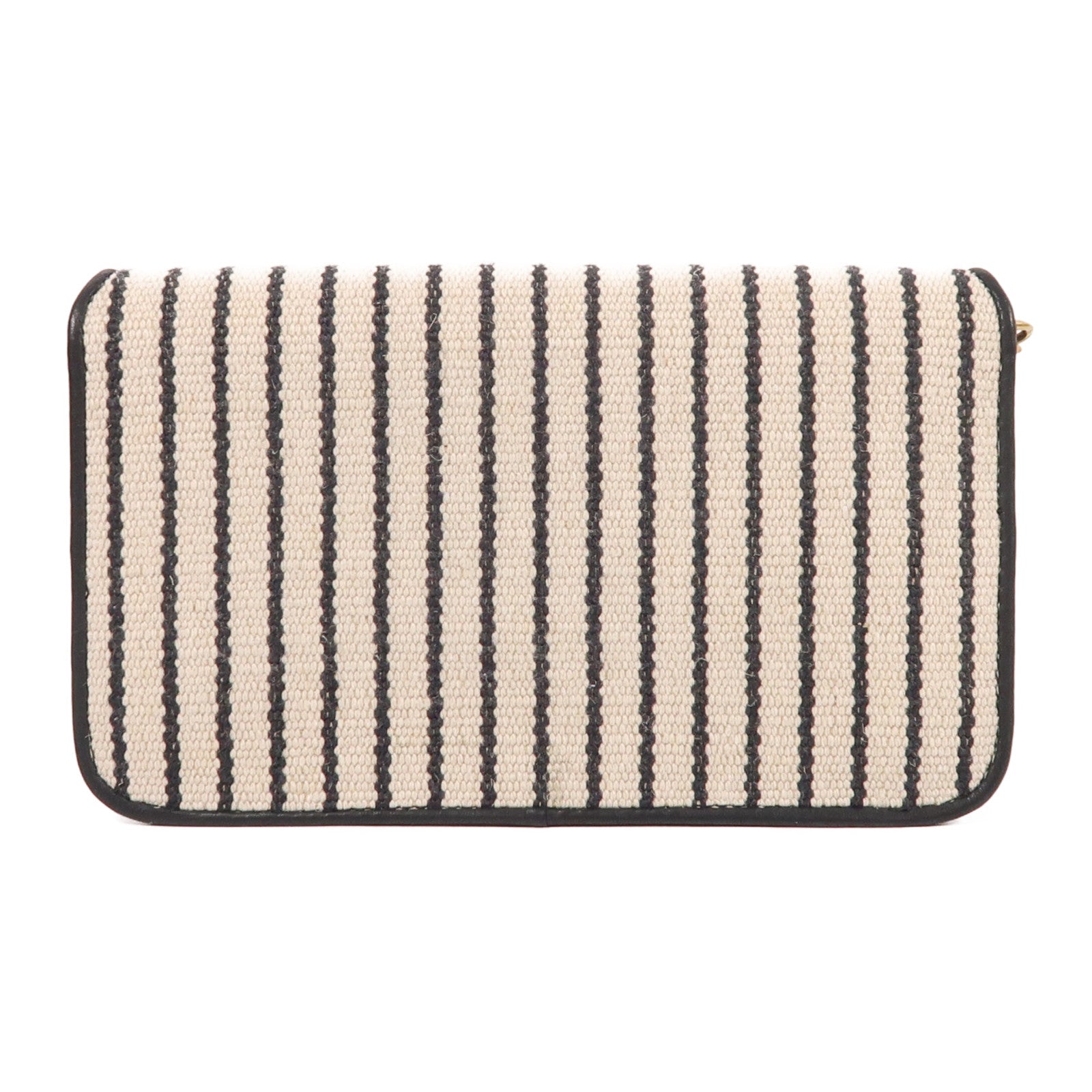 YVES SAINT LAURENT 帆布Chain Shoulder金扣肩背袋