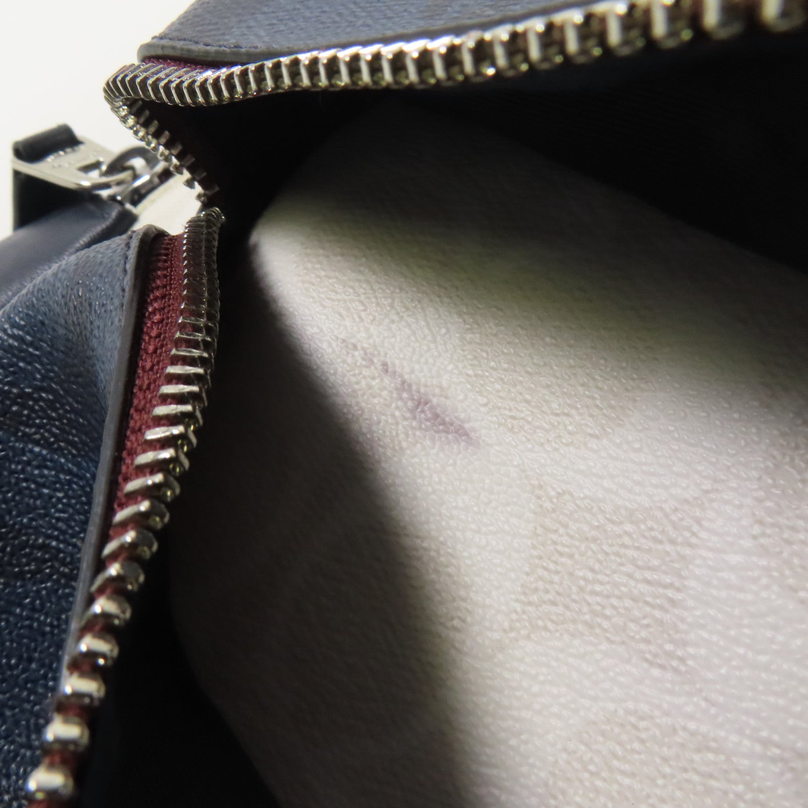 COACH 牛皮皮革/PVC Backpack銀扣背包