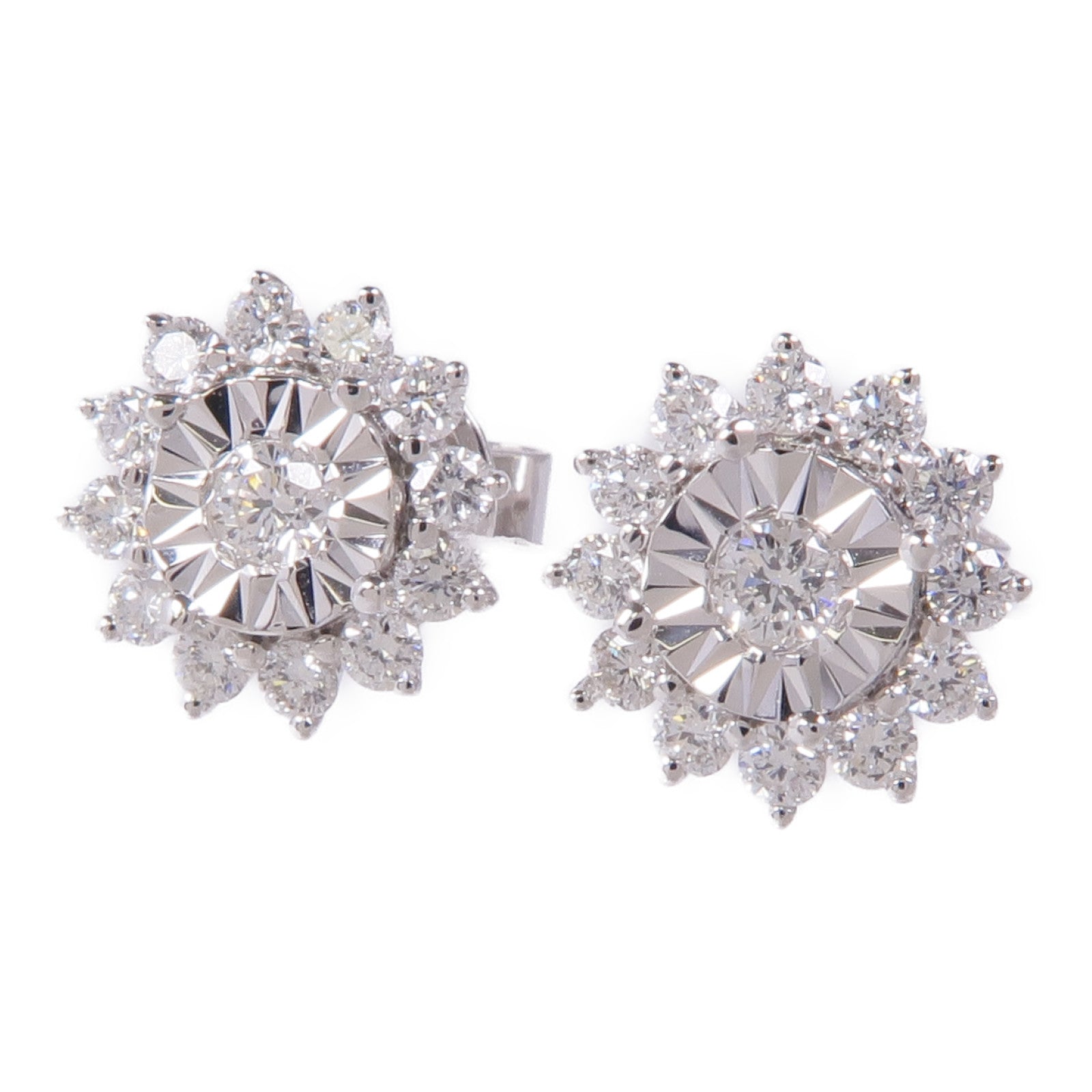 JEWELRY 18K白金Diamond Earrings鑽石耳環