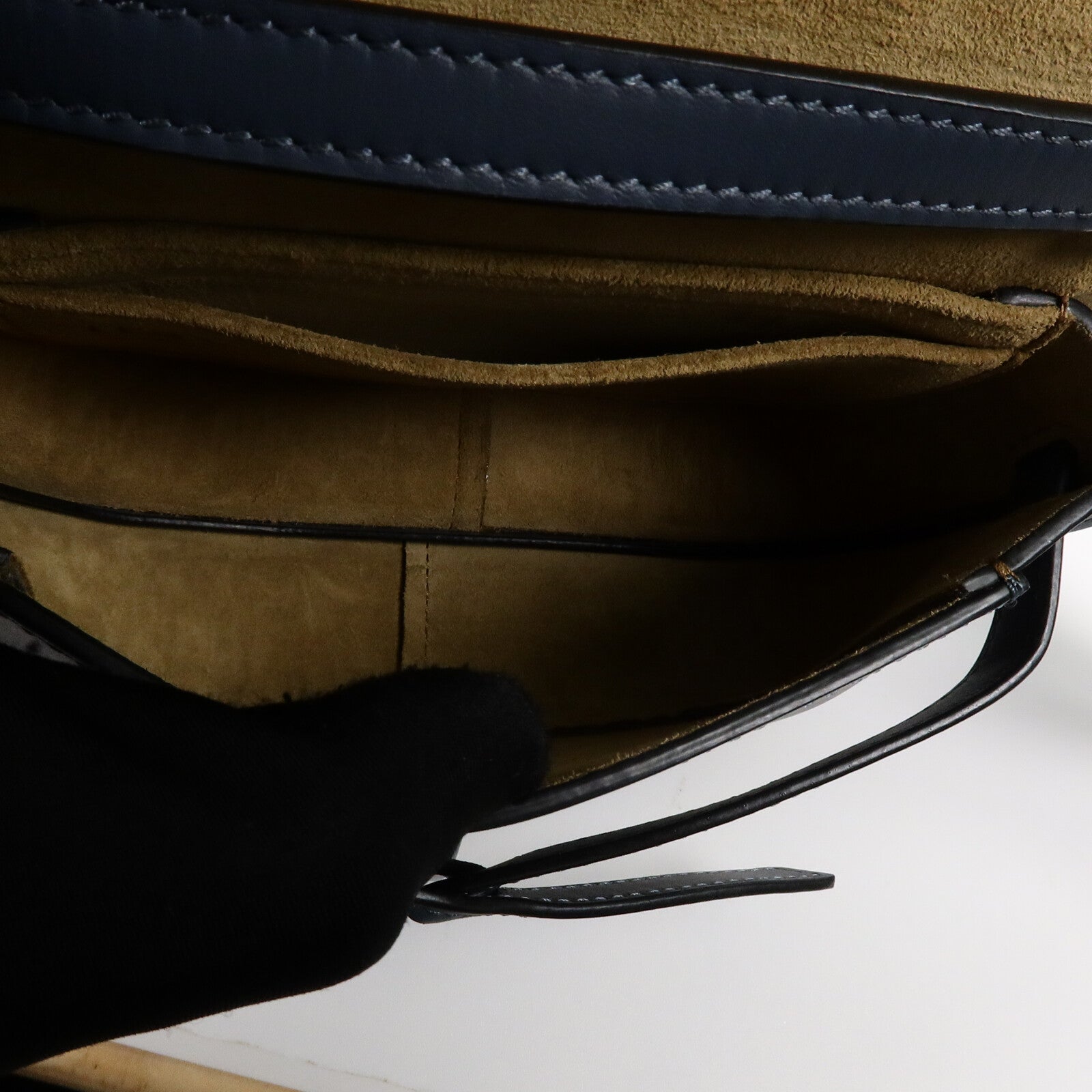 LOEWE 牛皮皮革Mini Gate肩背袋