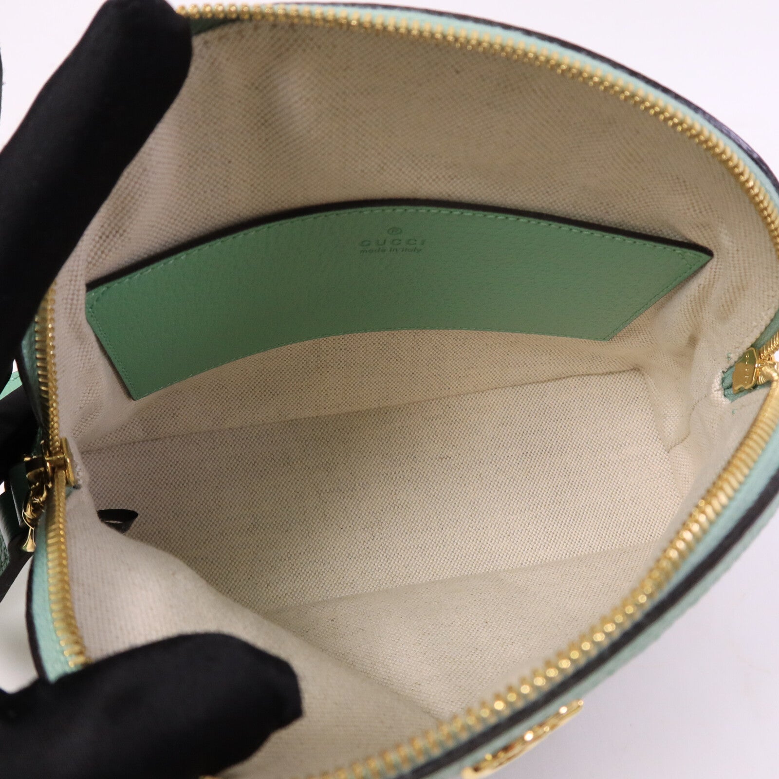 GUCCI 塗層帆布Ophidia Jumbo GG Small Shoulder Bag肩背袋