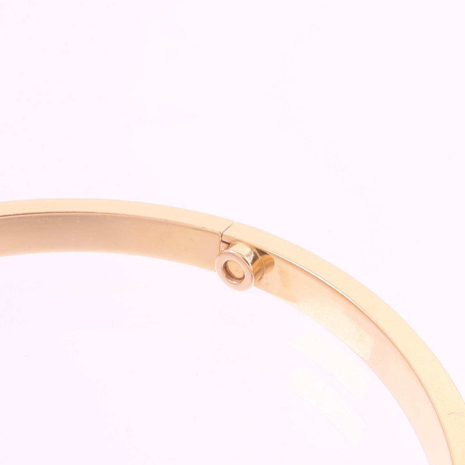 CARTIER 18K玫瑰金Love Bracelet鑽石手鐲